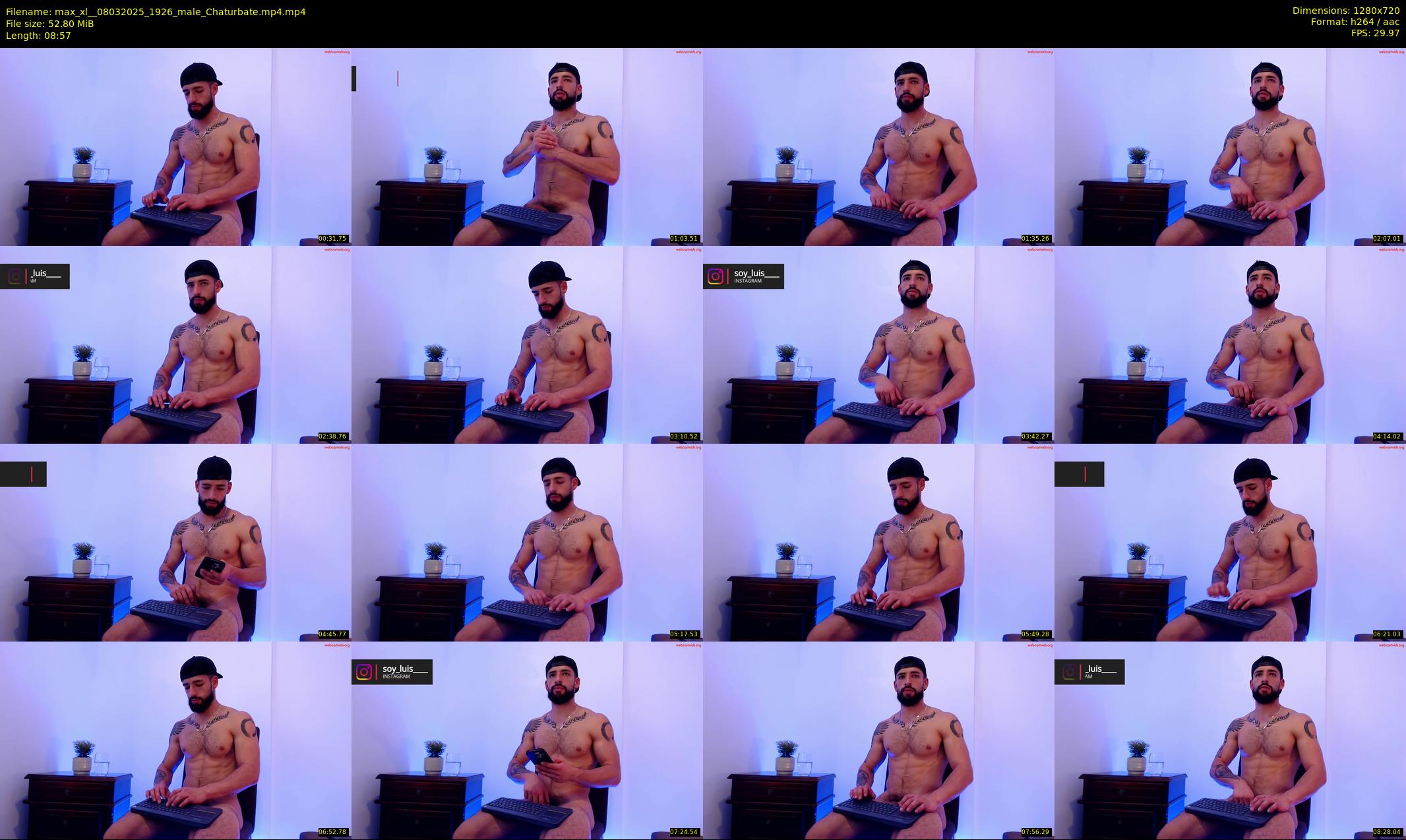 max_xl_ — 9 minute Chaturbate male cam show recording, 720p, Mar 8, 2025