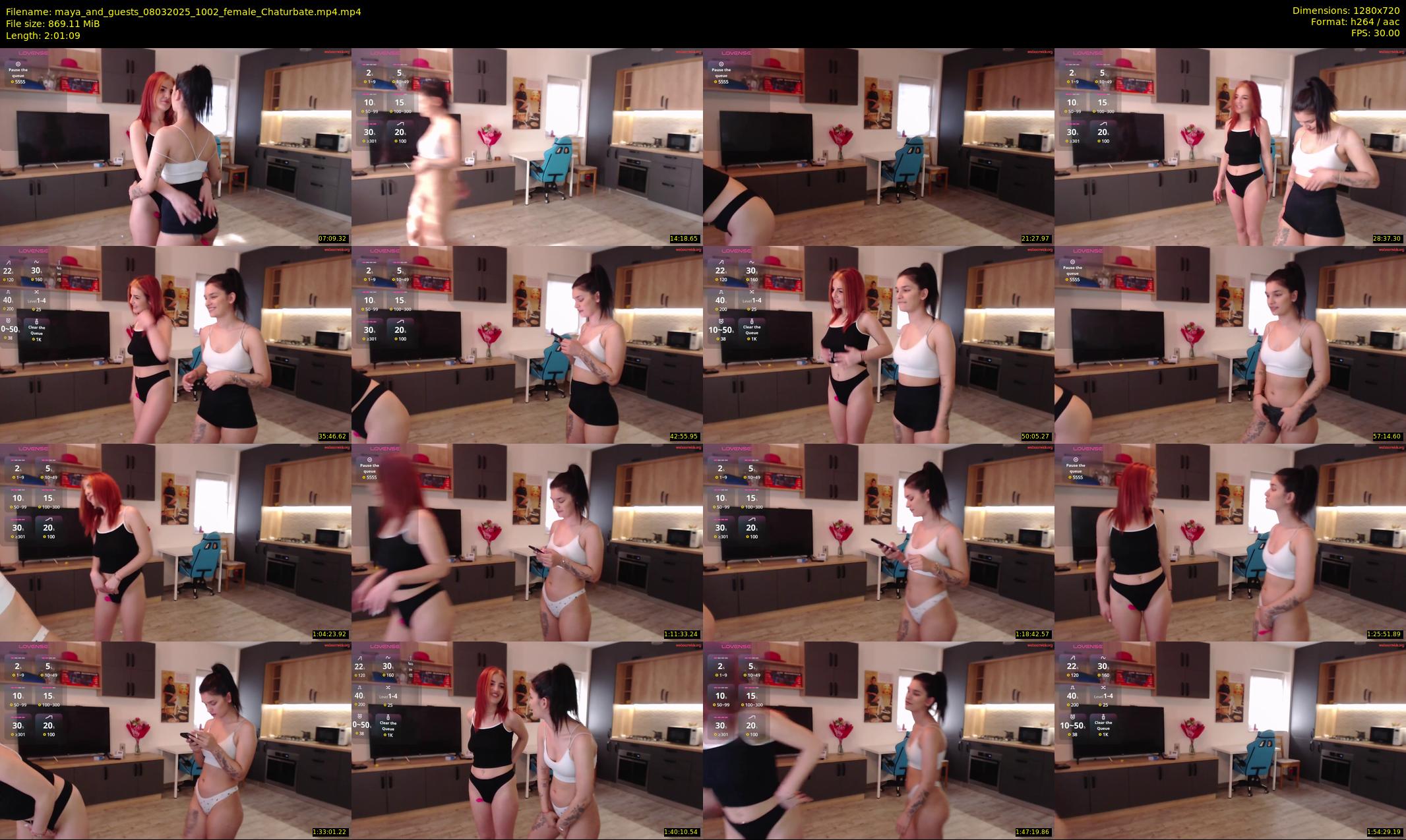 maya_and_guests — 122 minute Chaturbate couple cam show recording, 720p, Mar 8, 2025
