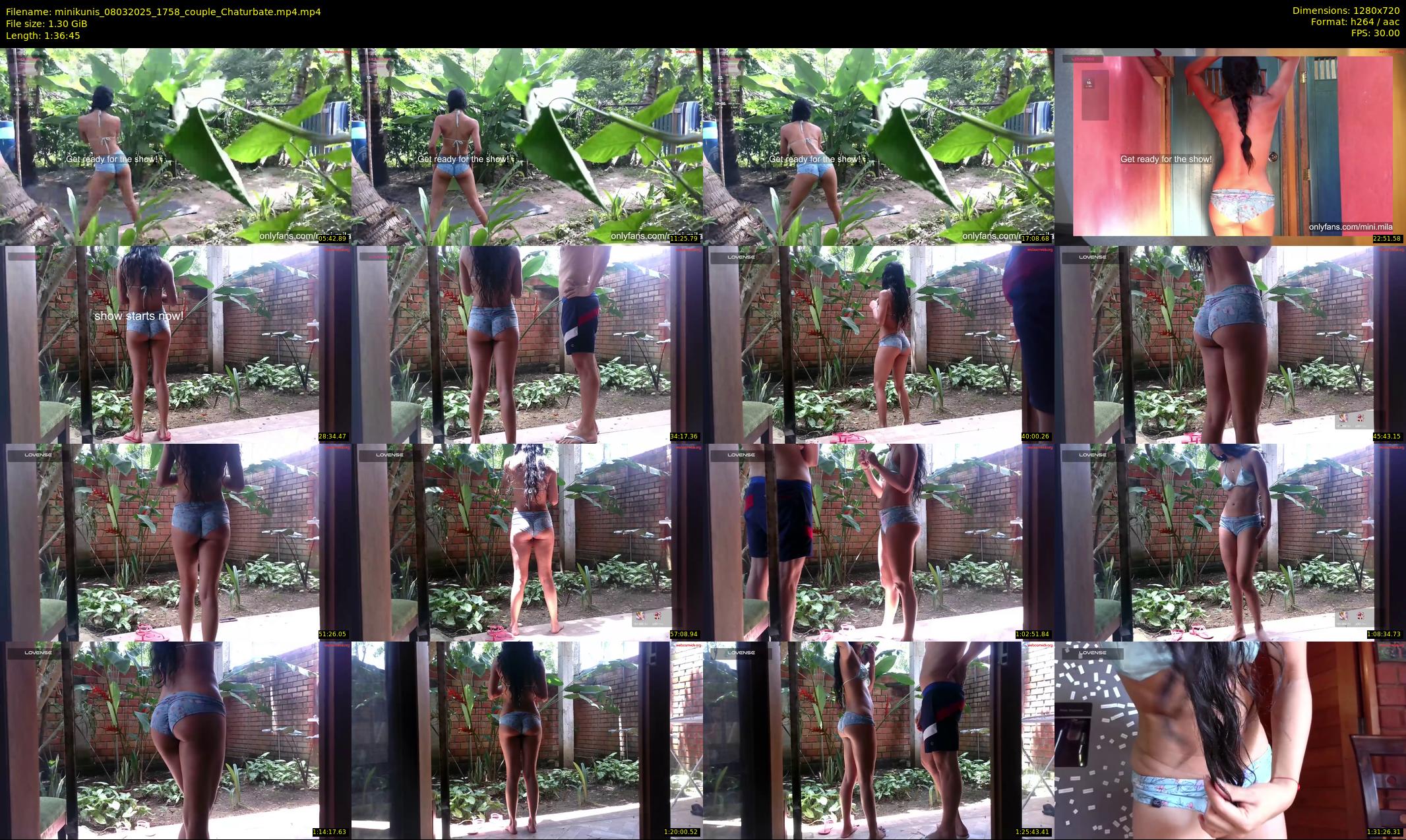 minikunis — 97 minute Chaturbate couple cam show recording, 720p, Mar 8, 2025