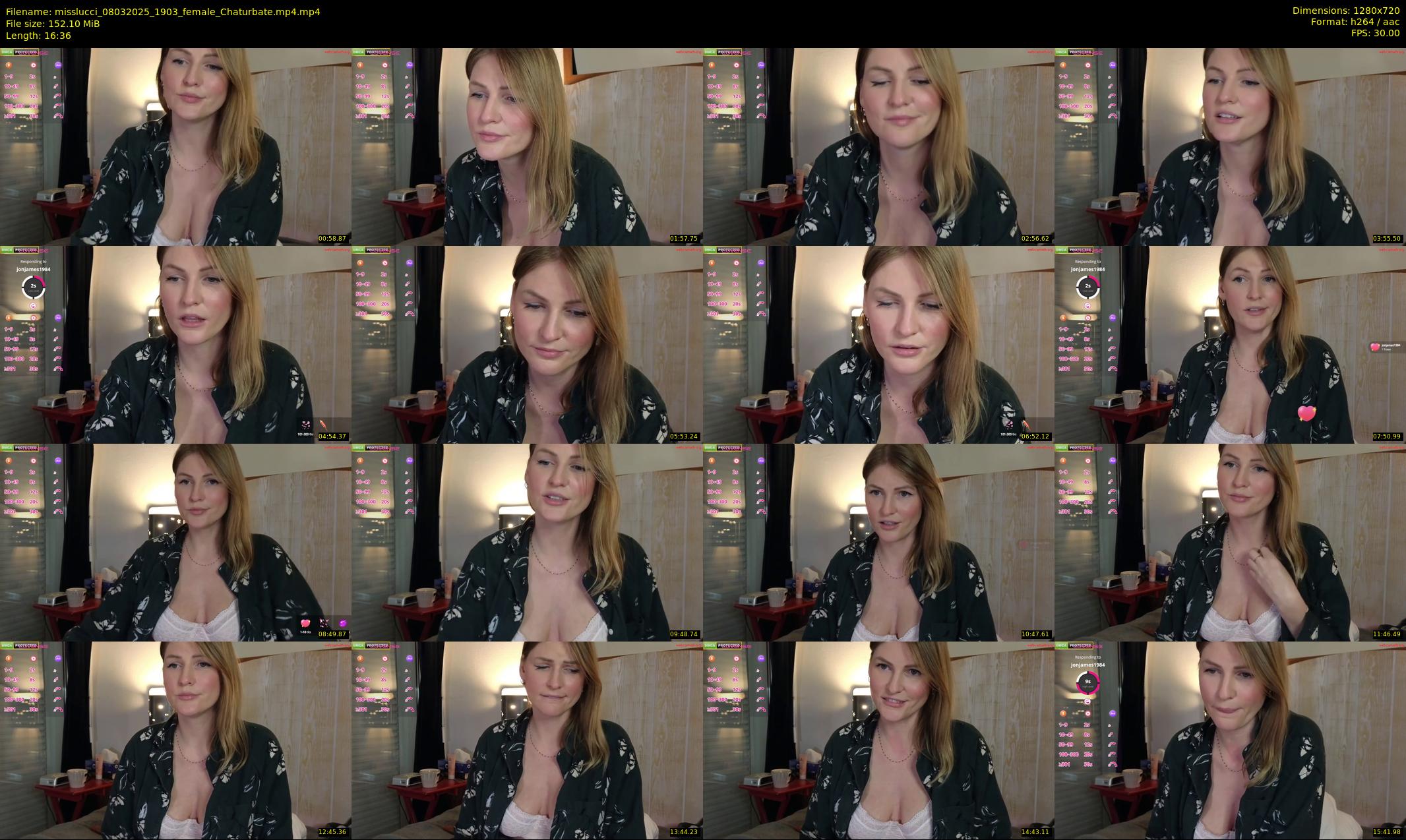misslucci — 17 minute Chaturbate female cam show recording, 720p, Mar 8, 2025