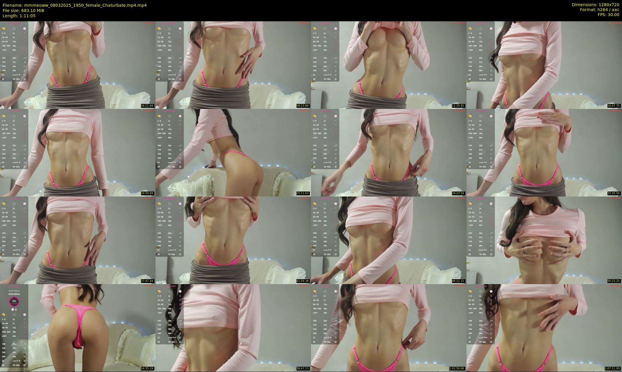 mmmeoww — 72 minute Chaturbate female cam show recording, 720p, Mar 8, 2025