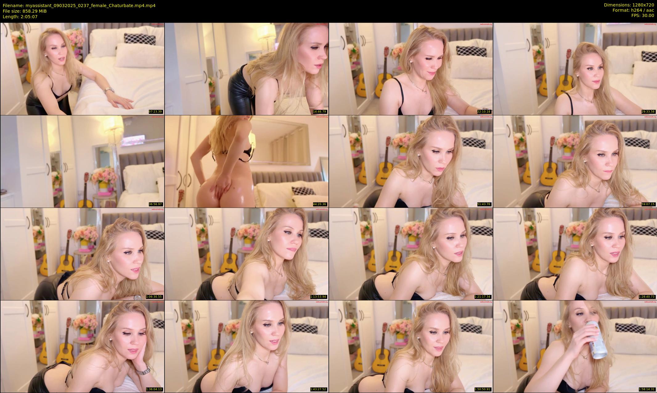 myassistant — 126 minute Chaturbate female cam show recording, 720p, Mar 9, 2025