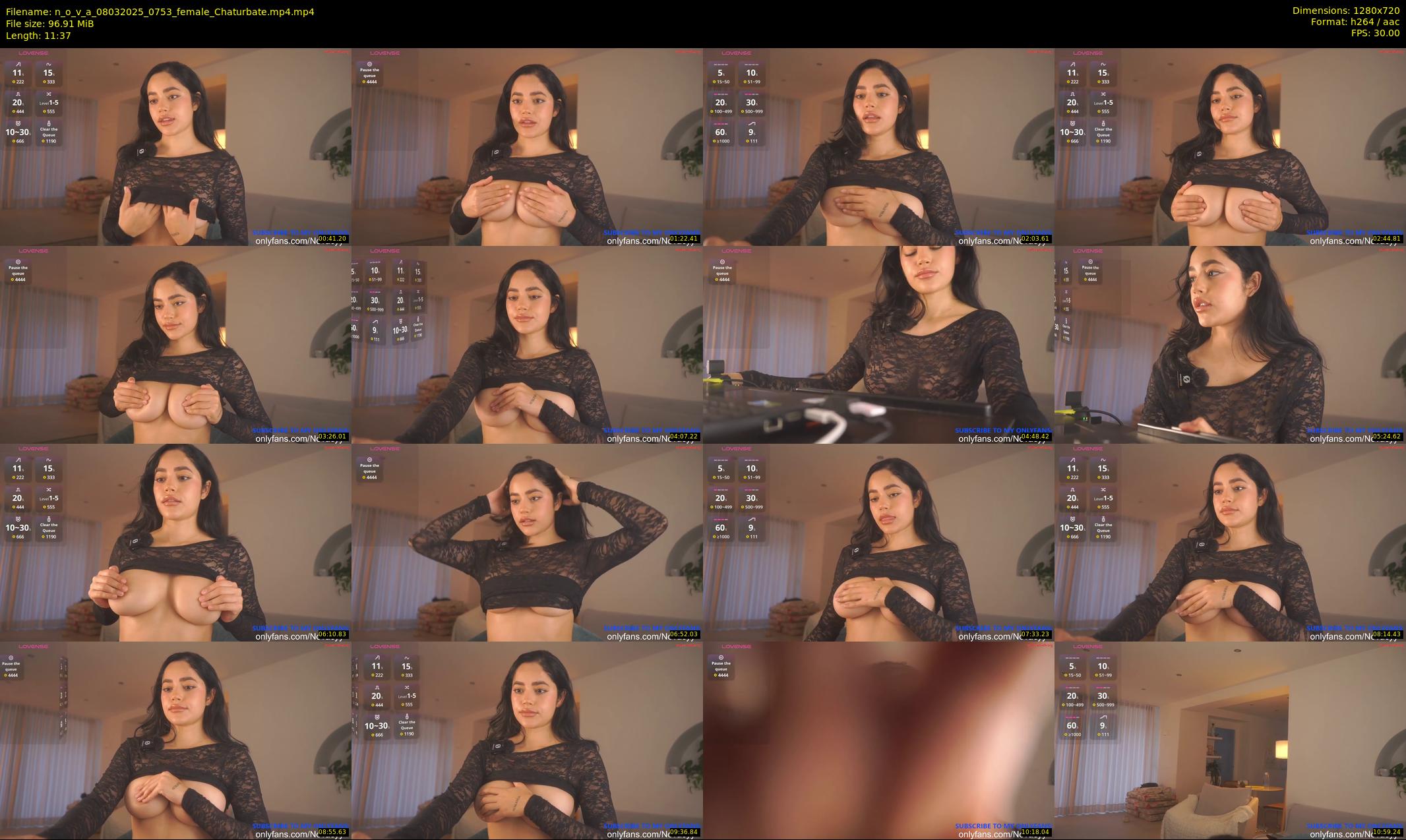 n_o_v_a — 12 minute Chaturbate female cam show recording, 720p, Mar 8, 2025