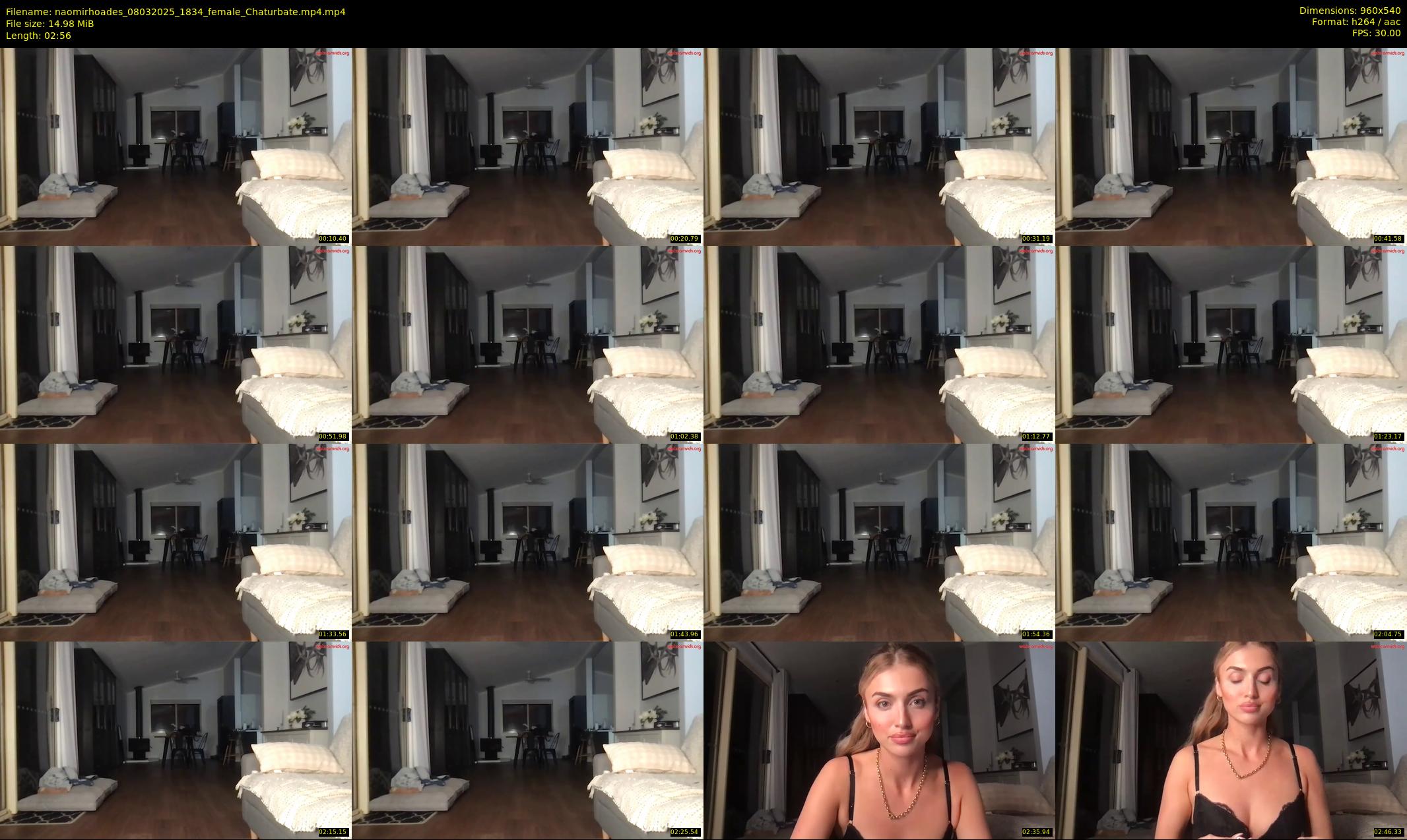 naomirhoades — 3 minute Chaturbate female cam show recording, 480p, Mar 8, 2025