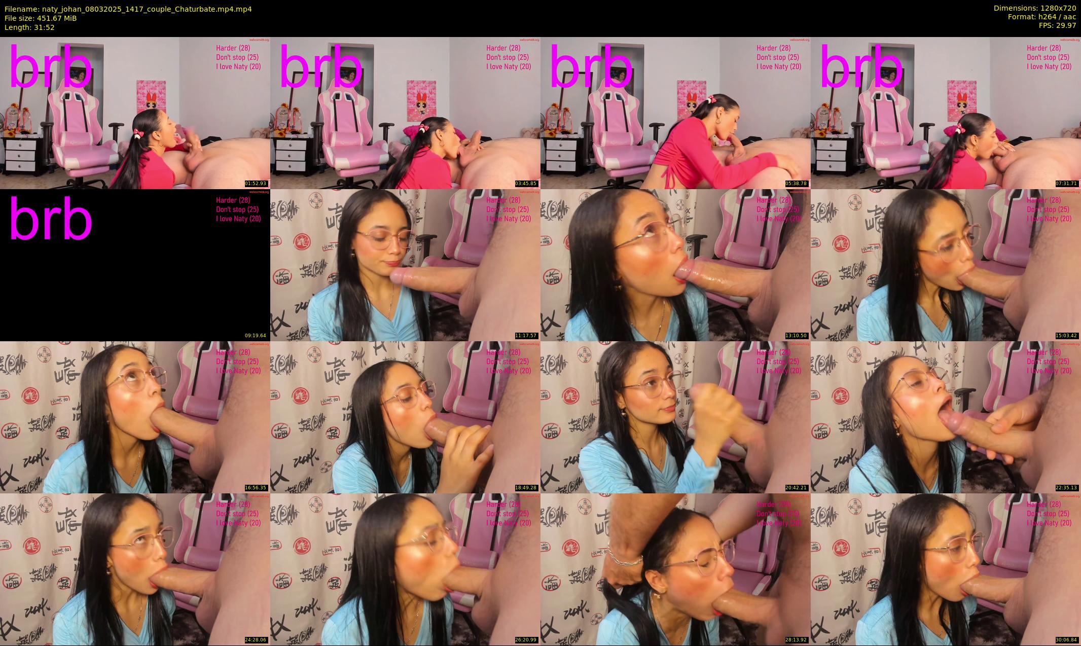 naty_johan — 32 minute Chaturbate couple cam show recording, 720p, Mar 8, 2025