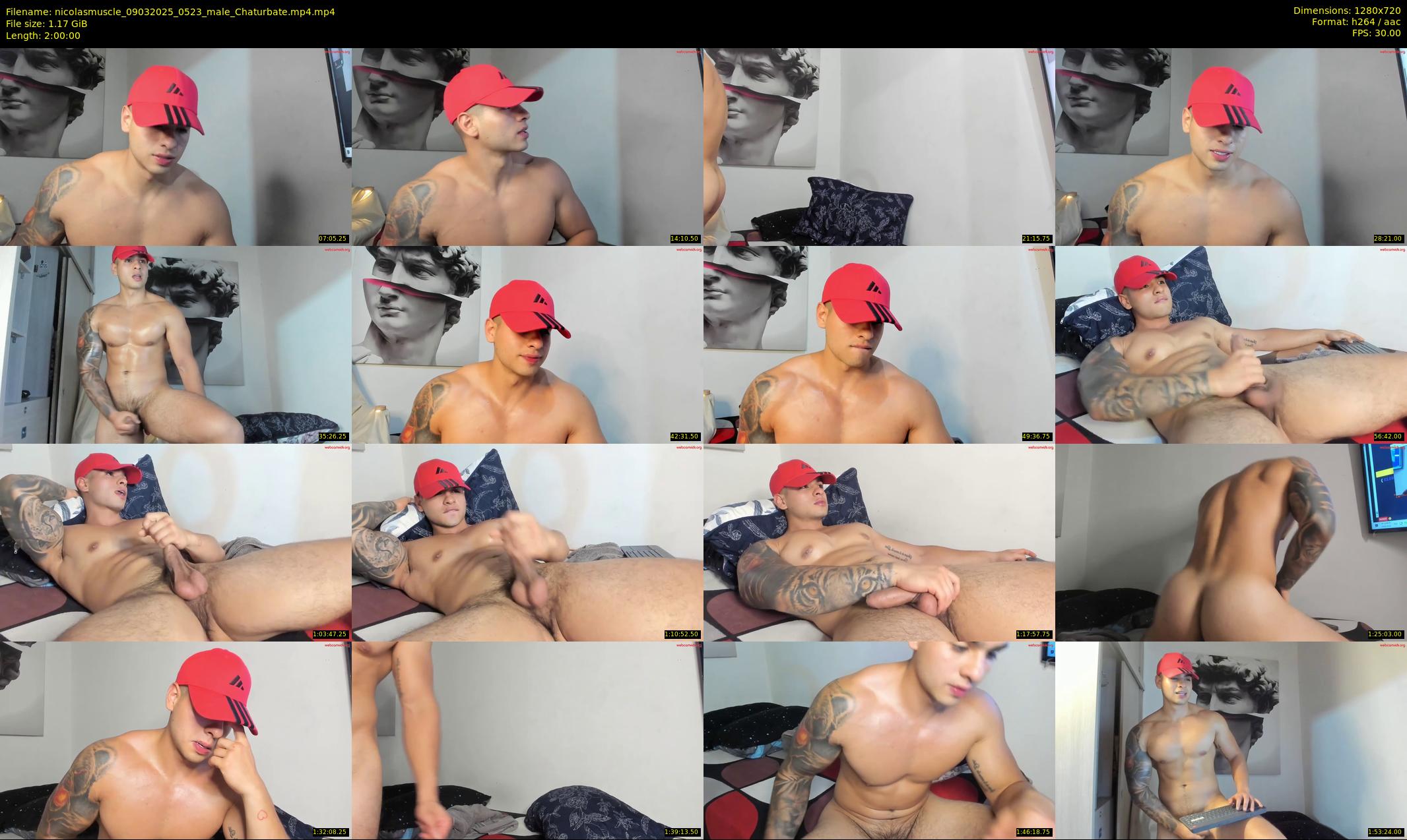 nicolasmuscle — 120 minute Chaturbate male cam show recording, 720p, Mar 9, 2025