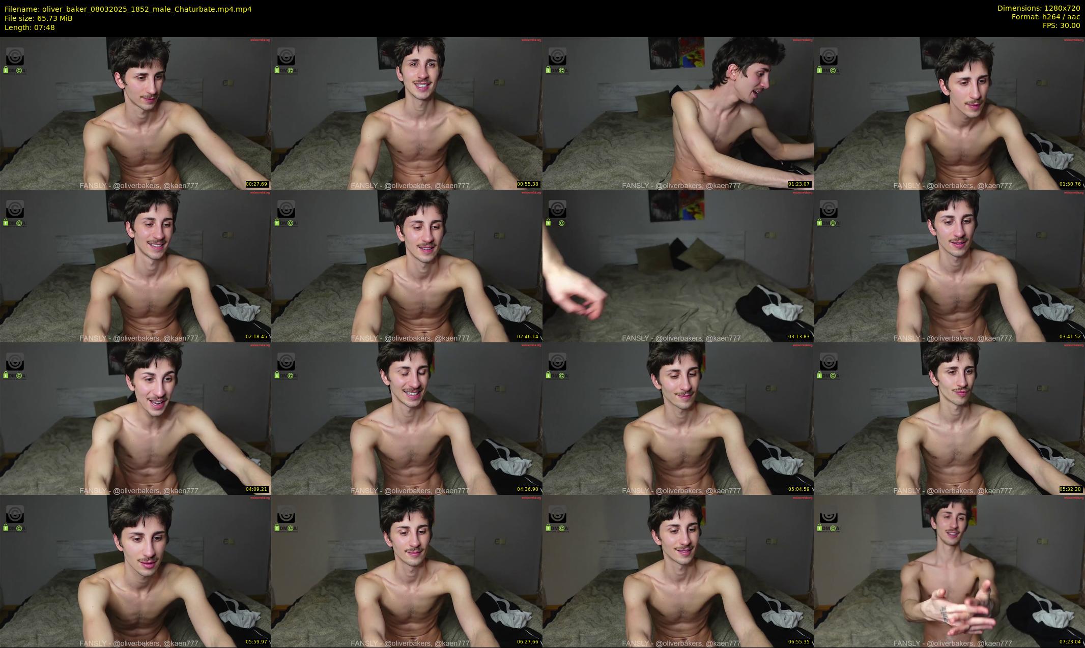 oliver_baker — 8 minute Chaturbate male cam show recording, 720p, Mar 8, 2025
