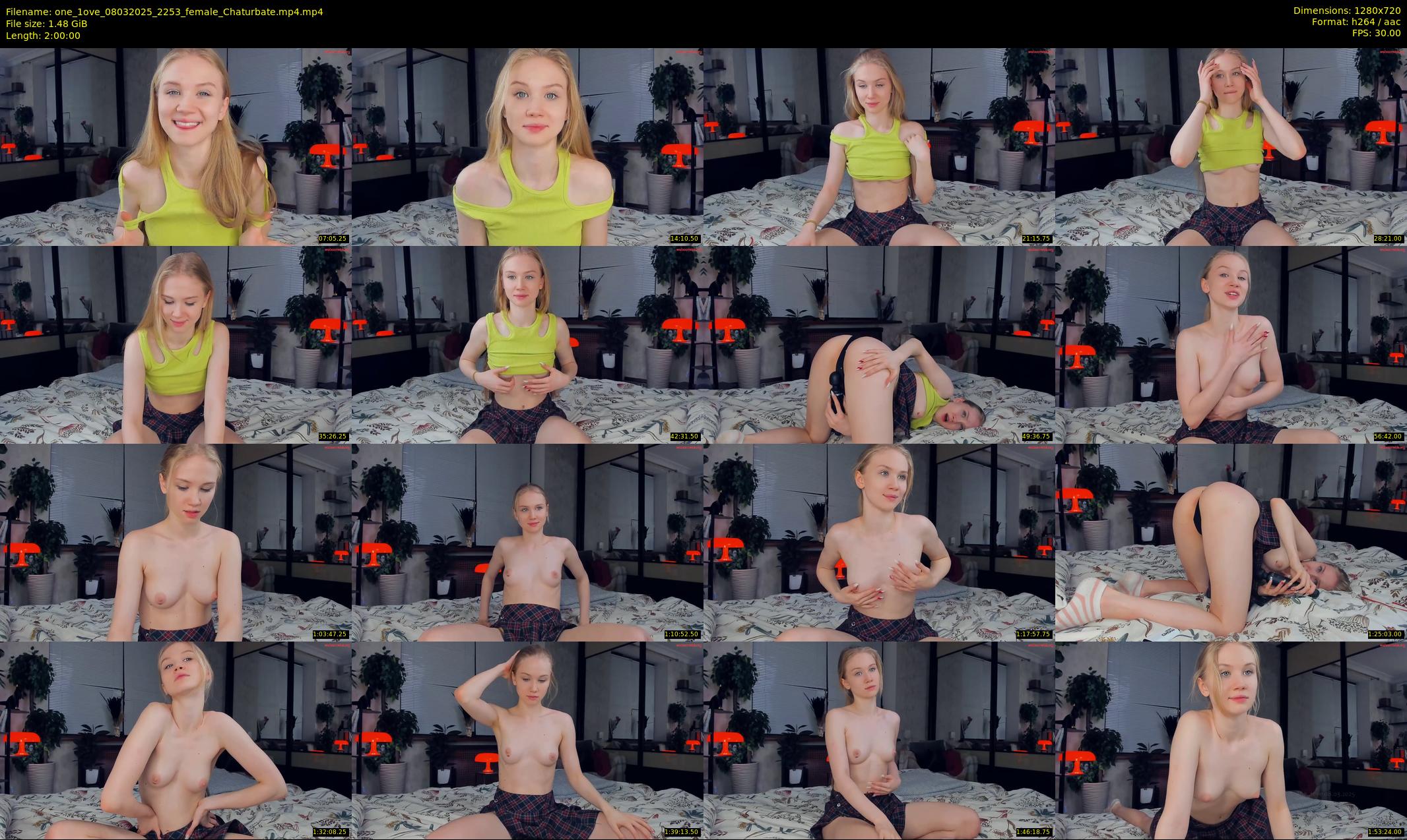 one_1ove — 120 minute Chaturbate female cam show recording, 720p, Mar 8, 2025