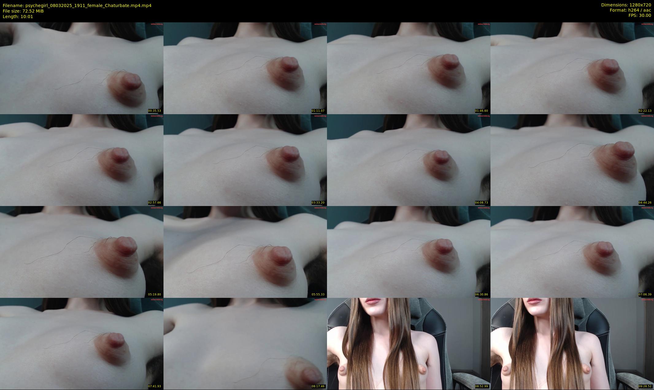 psychegirl — 11 minute Chaturbate female cam show recording, 720p, Mar 8, 2025
