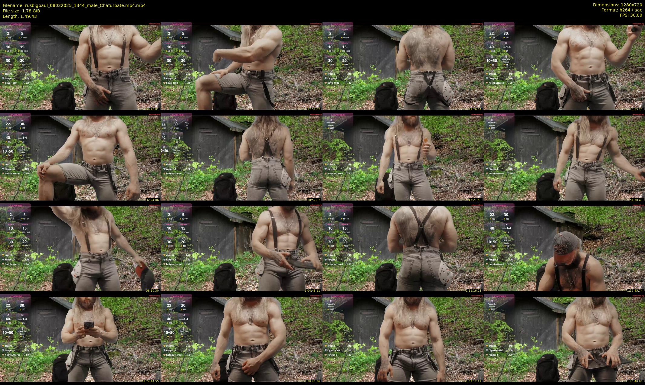 rusbigpaul — 110 minute Chaturbate male cam show recording, 720p, Mar 8, 2025