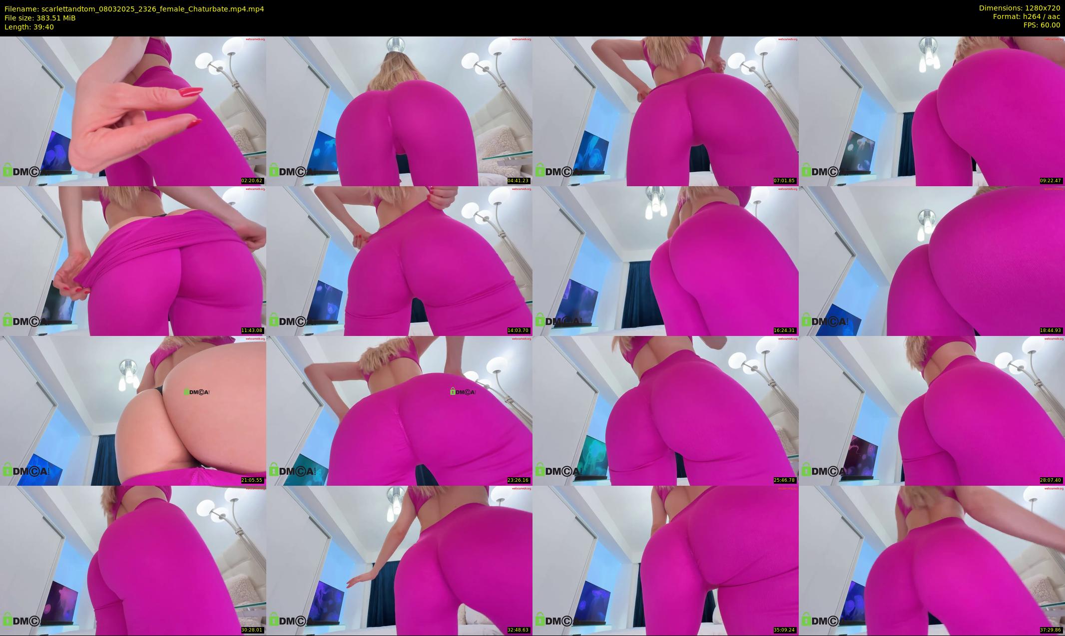 scarlettandtom — 40 minute Chaturbate couple cam show recording, 720p, Mar 8, 2025