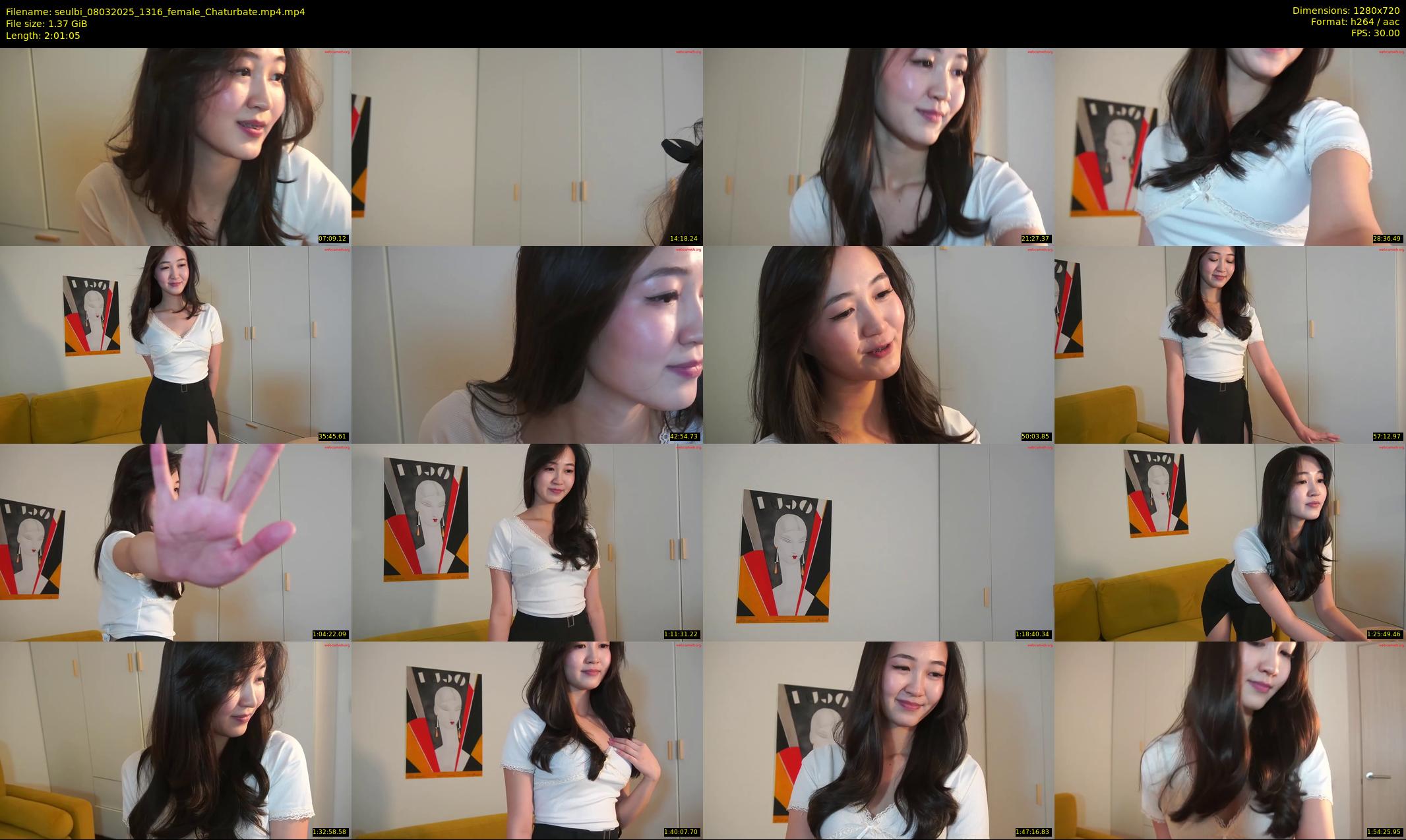 seulbi — 122 minute Chaturbate female cam show recording, 720p, Mar 8, 2025