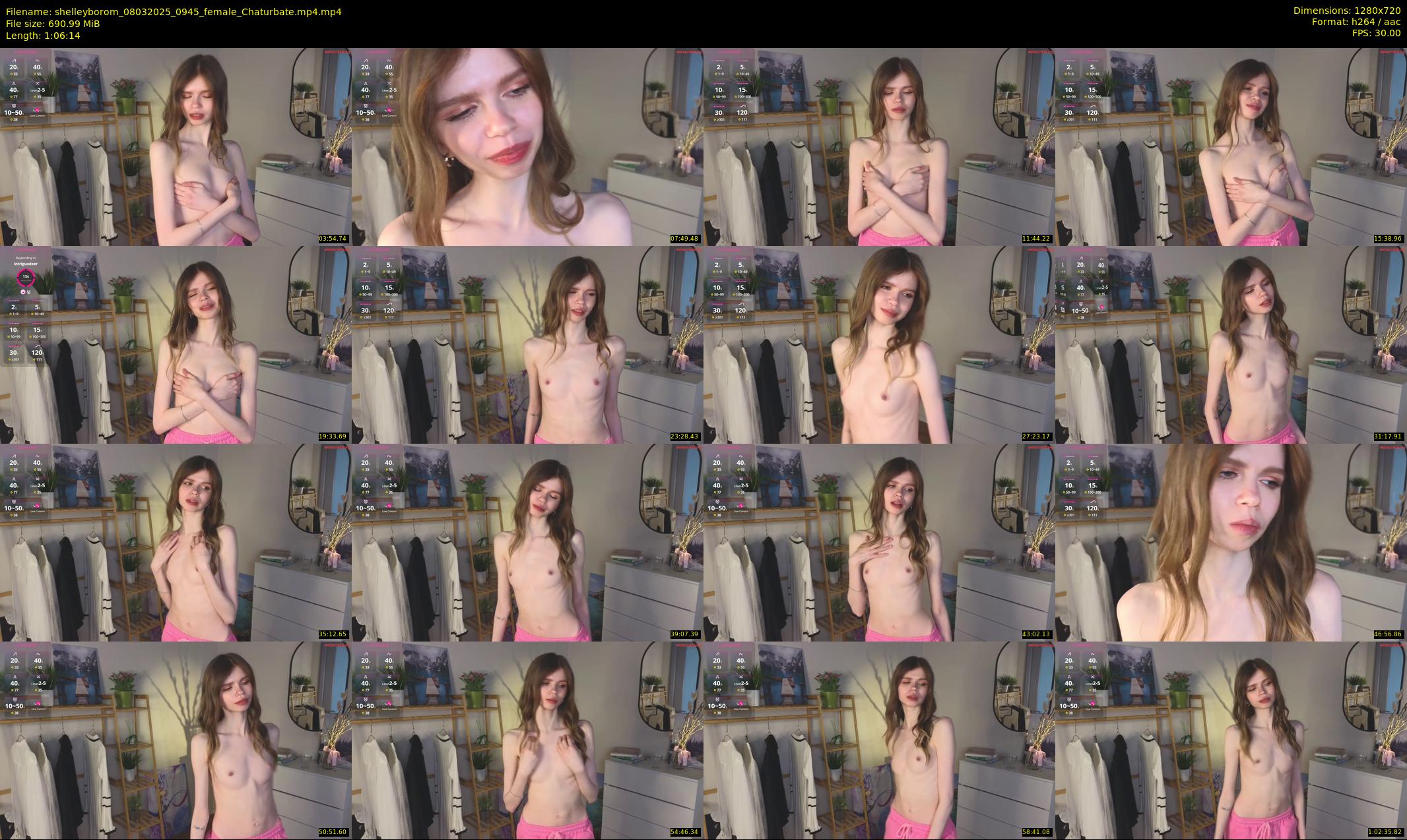 shelleyborom — 67 minute Chaturbate female cam show recording, 720p, Mar 8, 2025