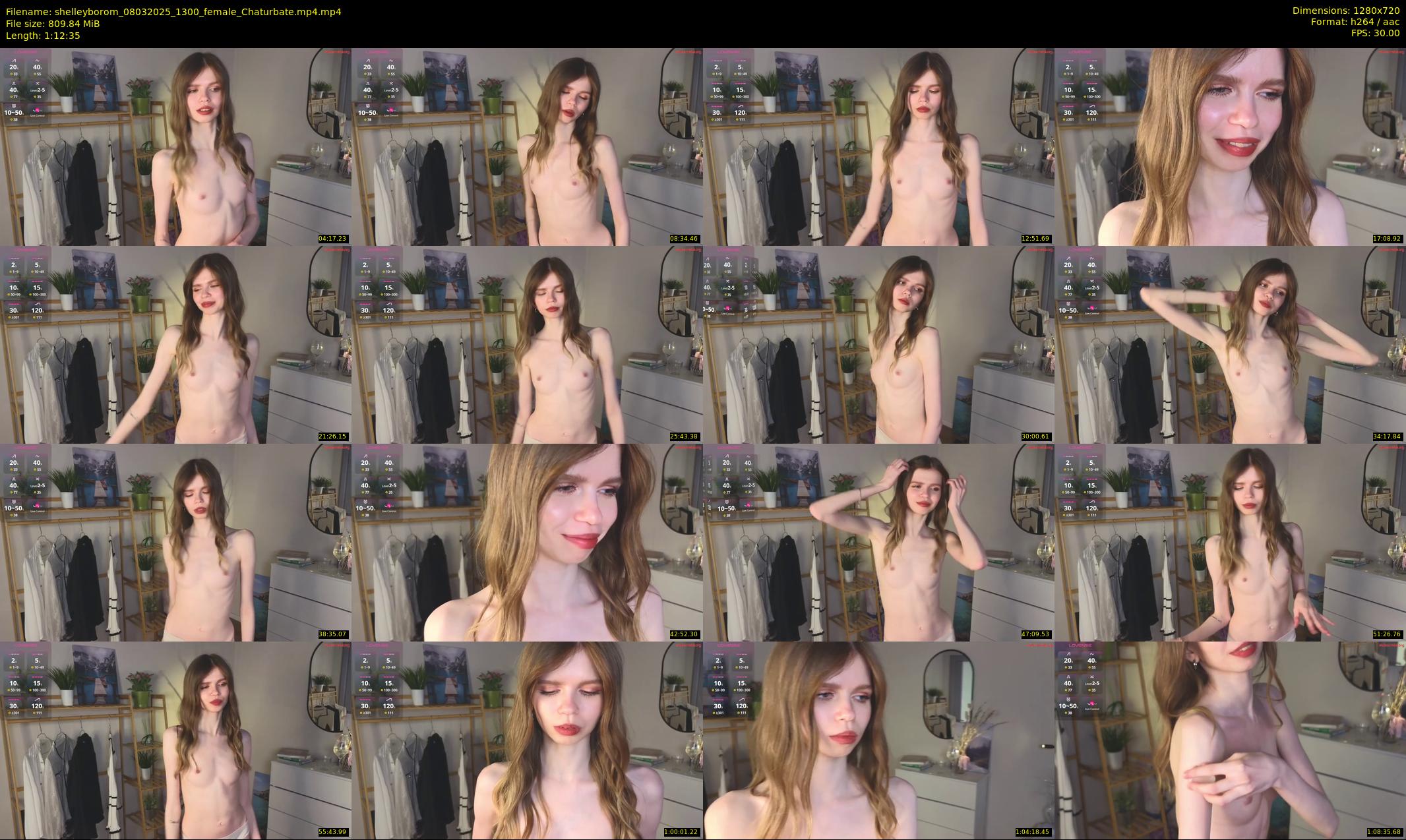 shelleyborom — 73 minute Chaturbate female cam show recording, 720p, Mar 8, 2025