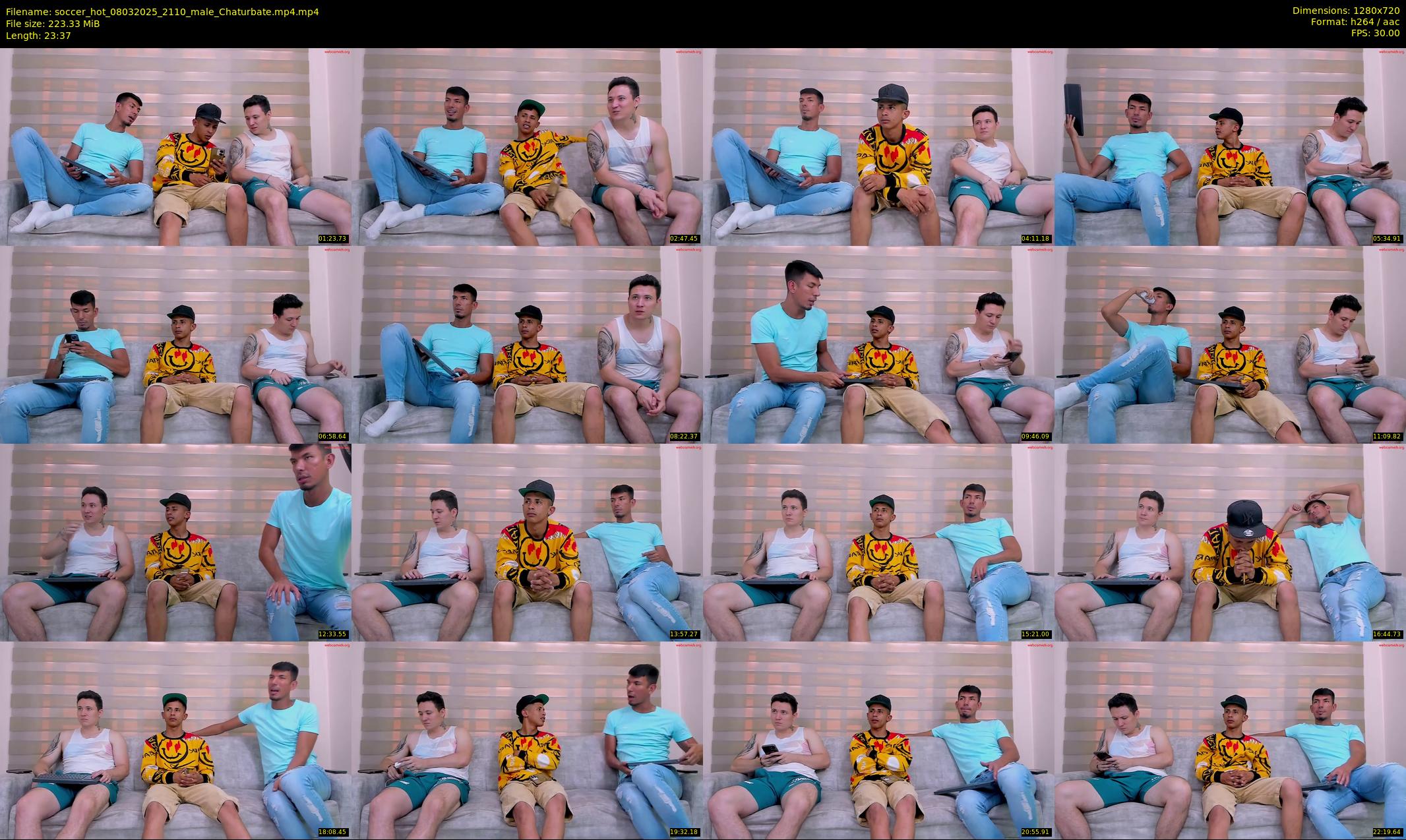 soccer_hot — 24 minute Chaturbate male cam show recording, 720p, Mar 8, 2025