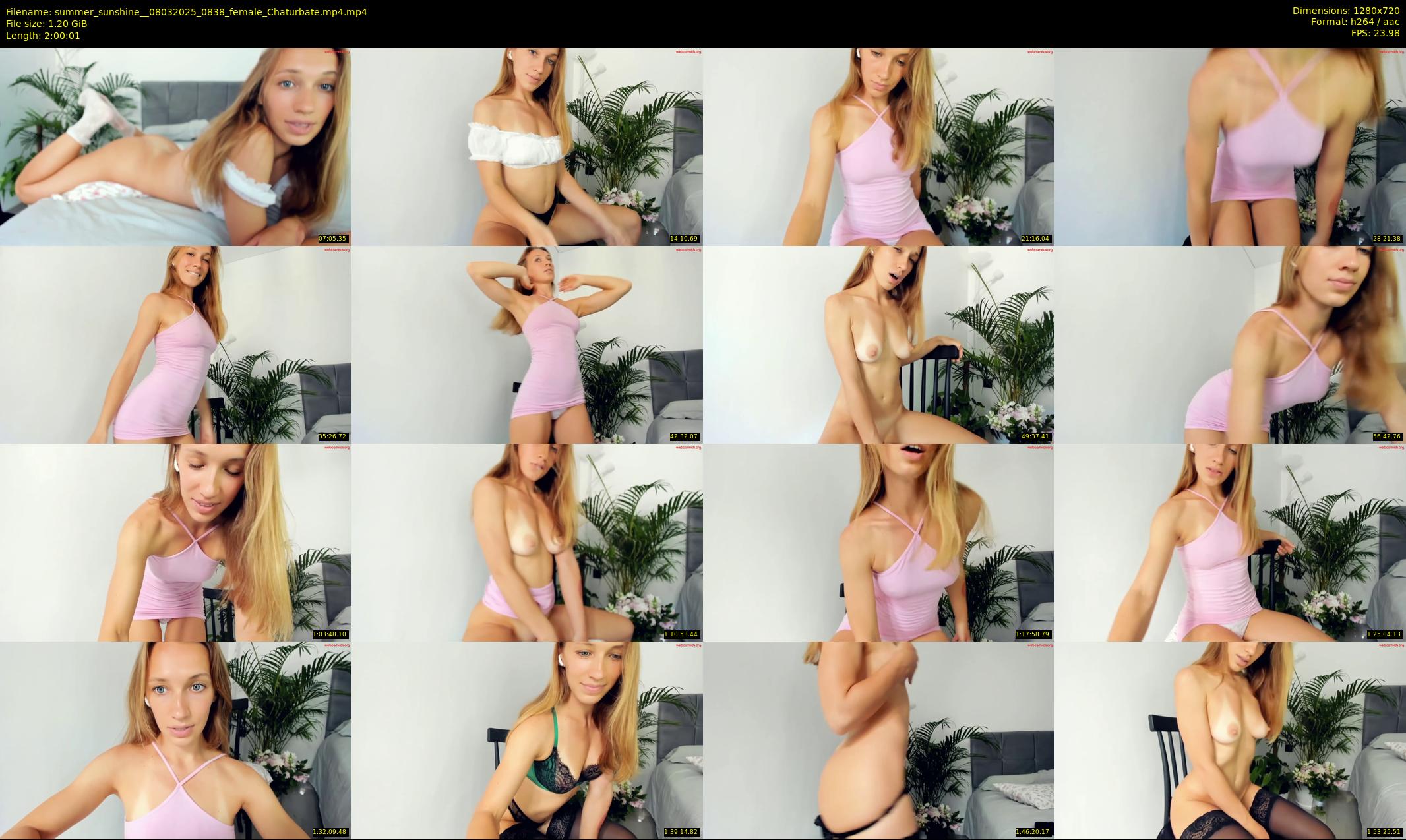 summer_sunshine_ — 121 minute Chaturbate female cam show recording, 720p, Mar 8, 2025