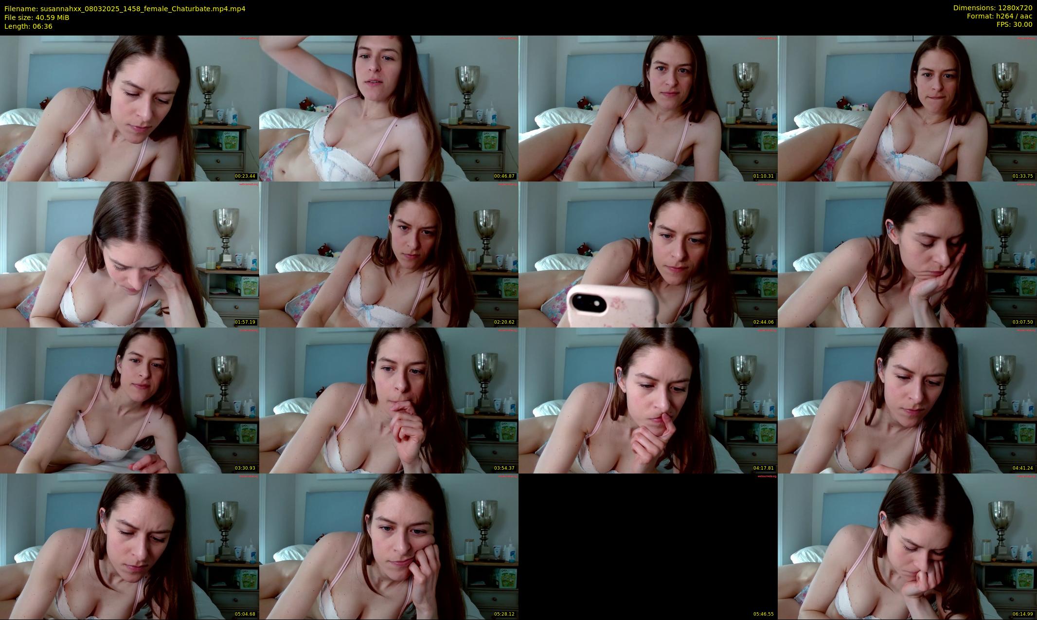 susannahxx — 7 minute Chaturbate female cam show recording, 720p, Mar 8, 2025
