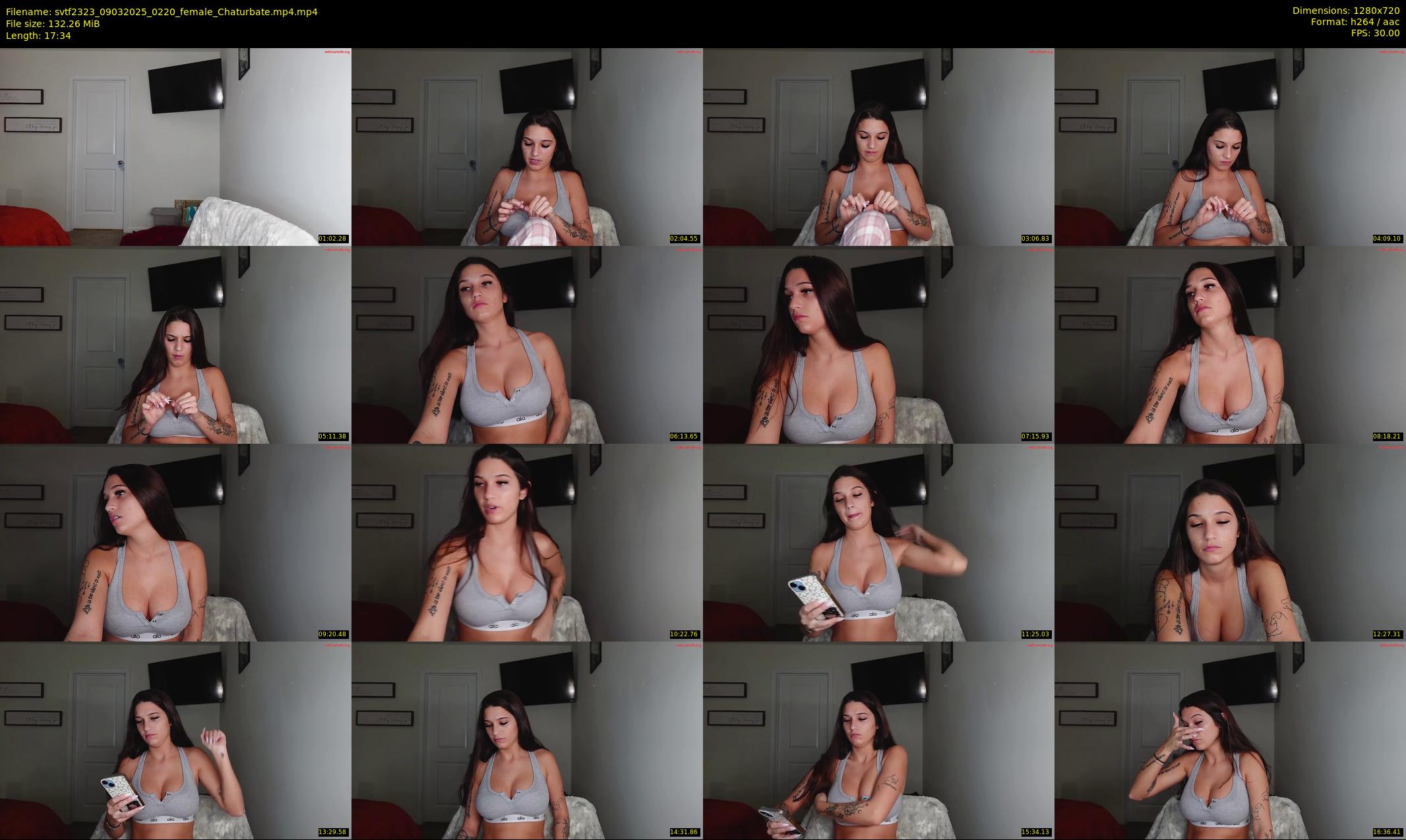 svtf2323 — 18 minute Chaturbate female cam show recording, 720p, Mar 9, 2025