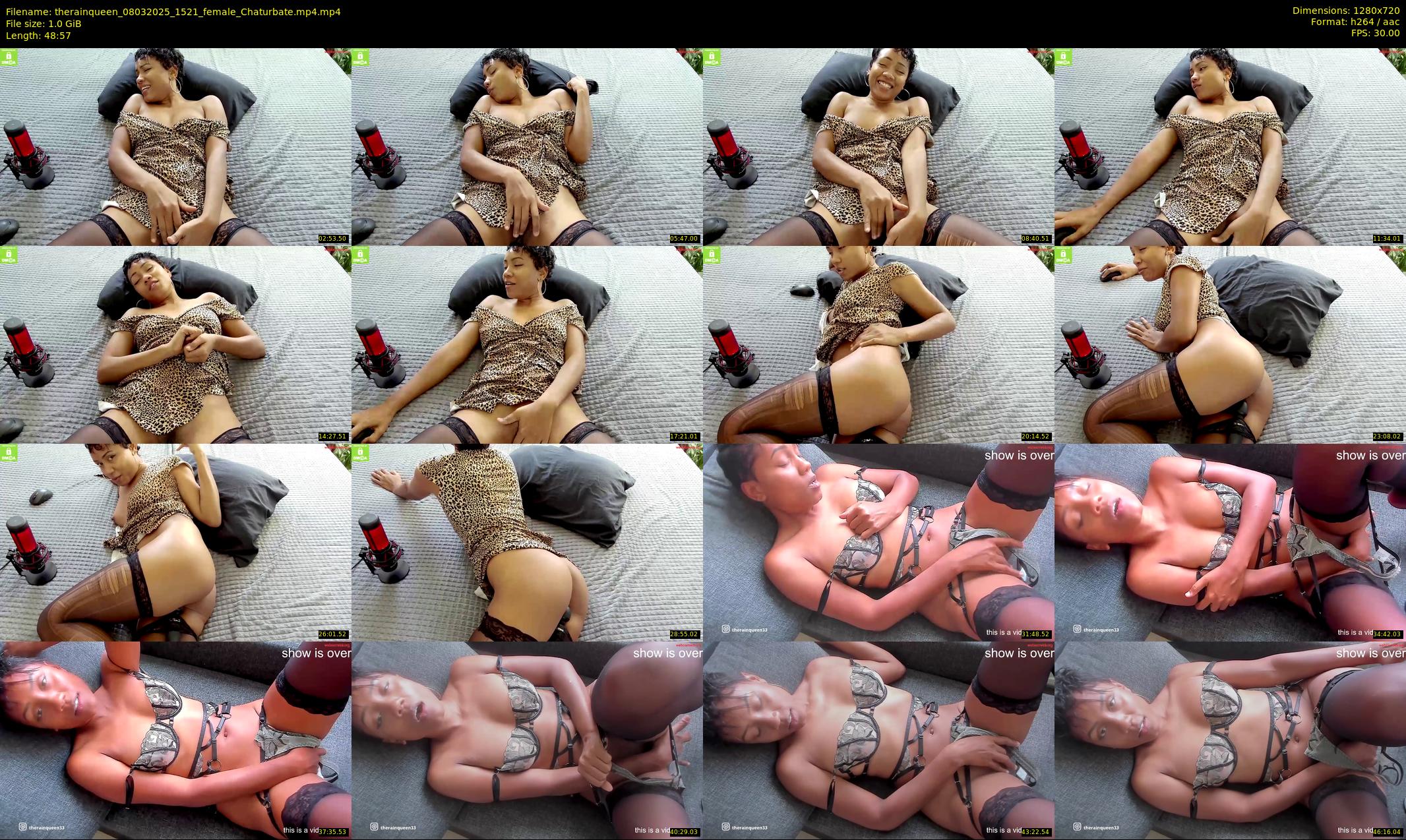 therainqueen — 49 minute Chaturbate female cam show recording, 720p, Mar 8, 2025