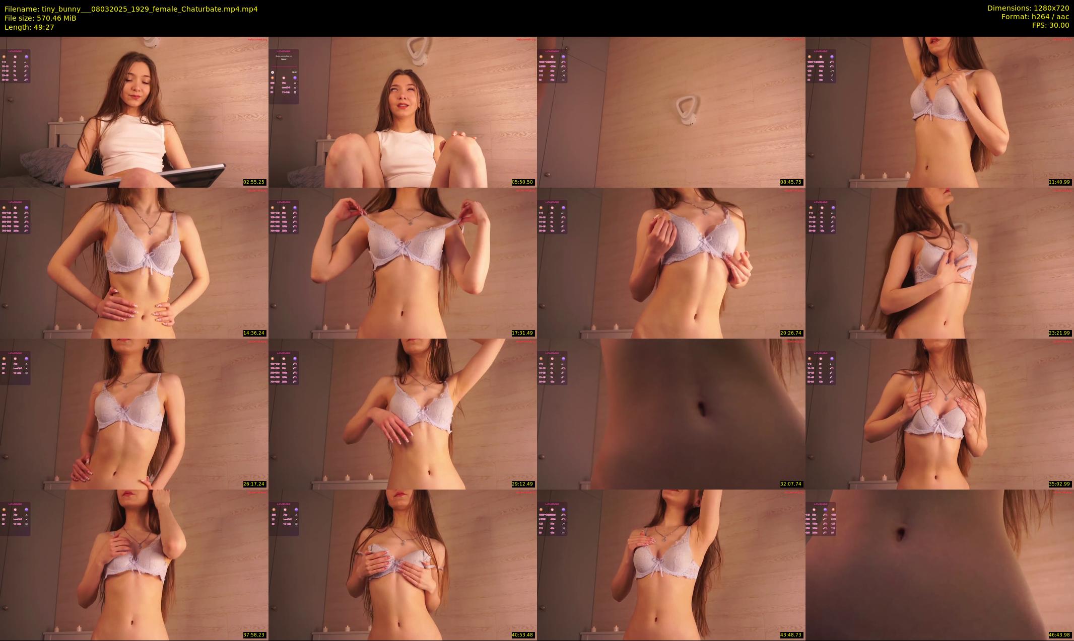 tiny_bunny__ — 50 minute Chaturbate female cam show recording, 720p, Mar 8, 2025