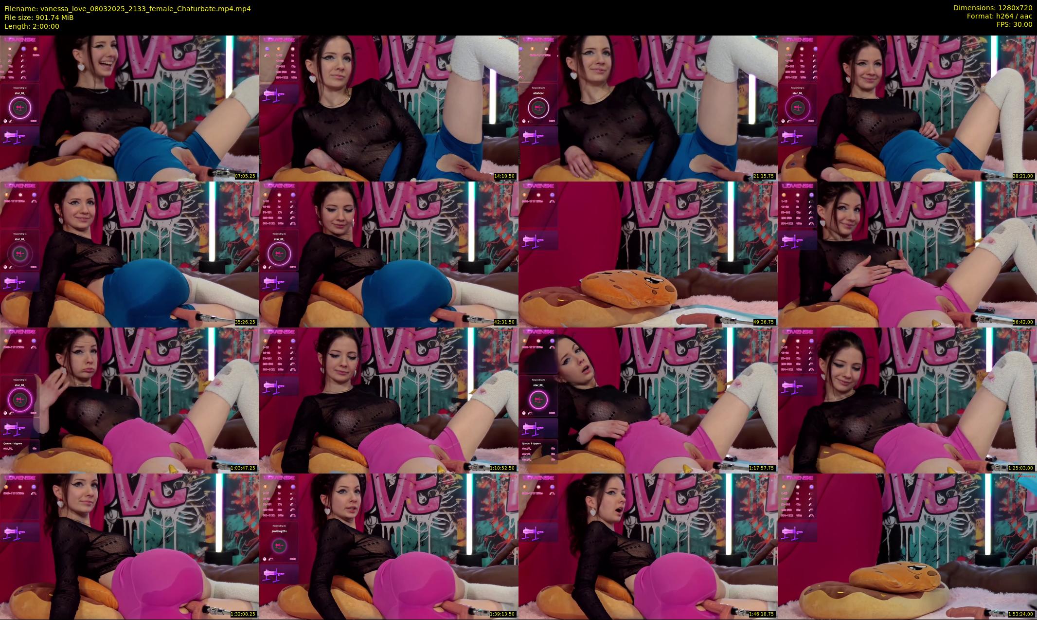 vanessa_love — 120 minute Chaturbate female cam show recording, 720p, Mar 8, 2025