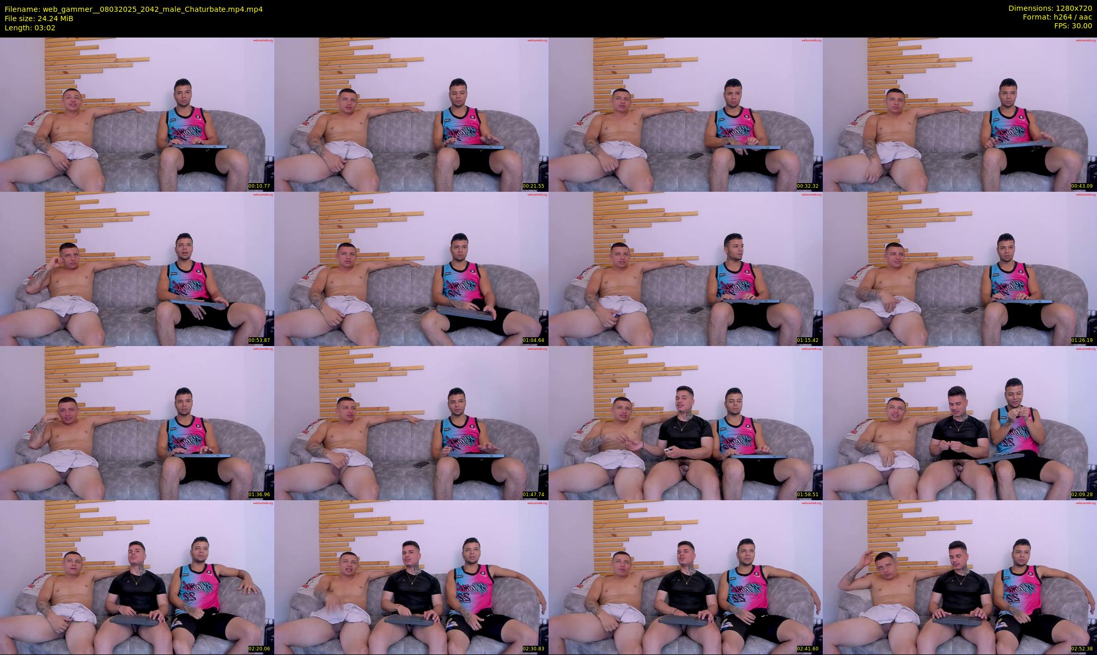 web_gammer_ — 4 minute Chaturbate male cam show recording, 720p, Mar 8, 2025