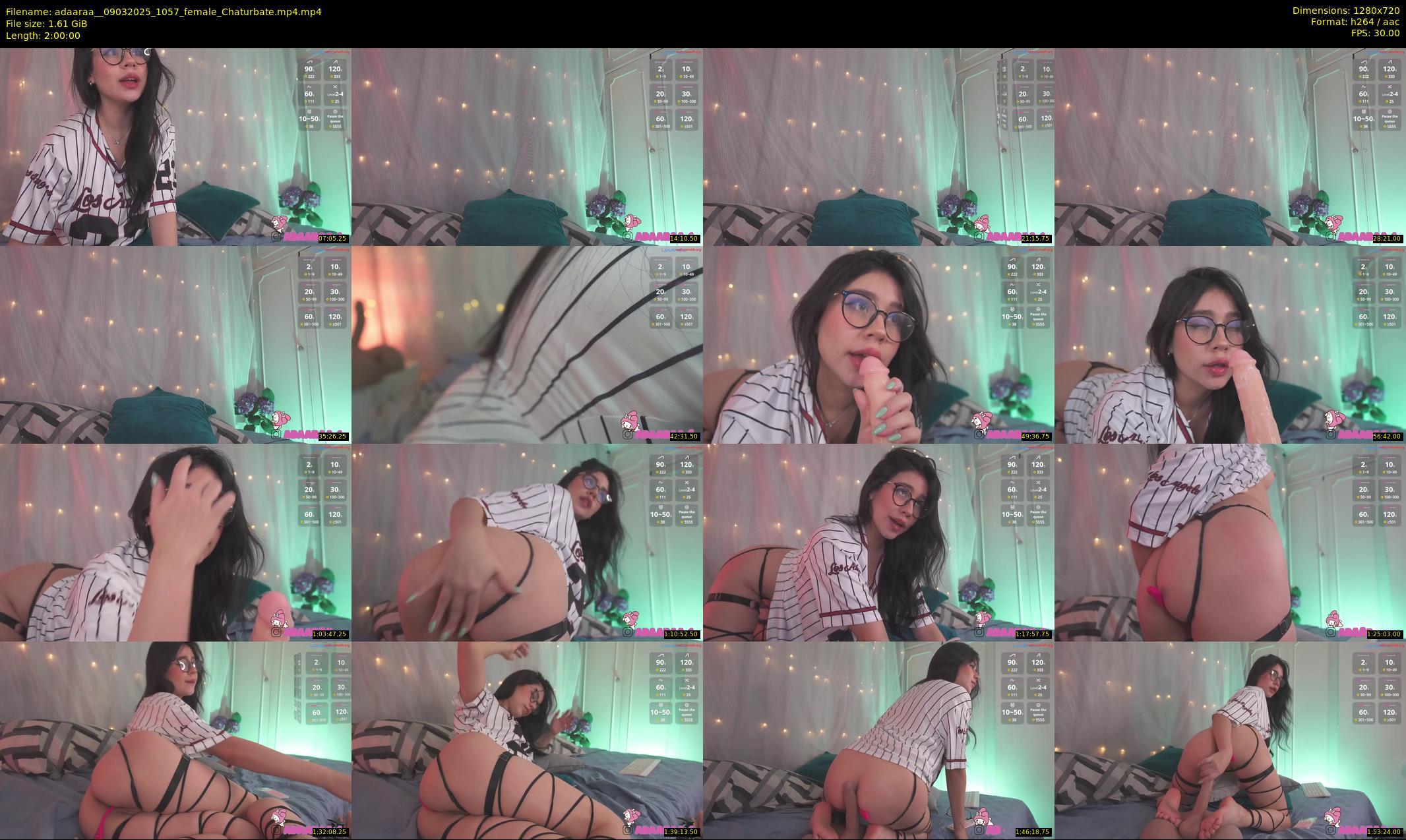 adaaraa_ — 120 minute Chaturbate female cam show recording, 720p, Mar 9, 2025