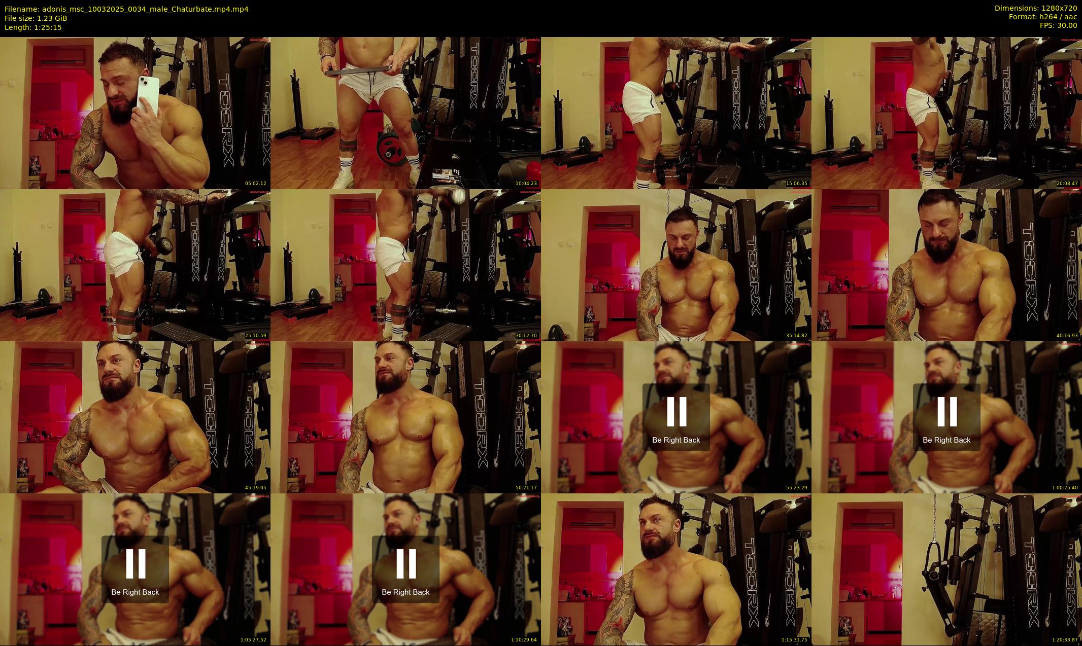 adonis_msc — 86 minute Chaturbate male cam show recording, 720p, Mar 10, 2025