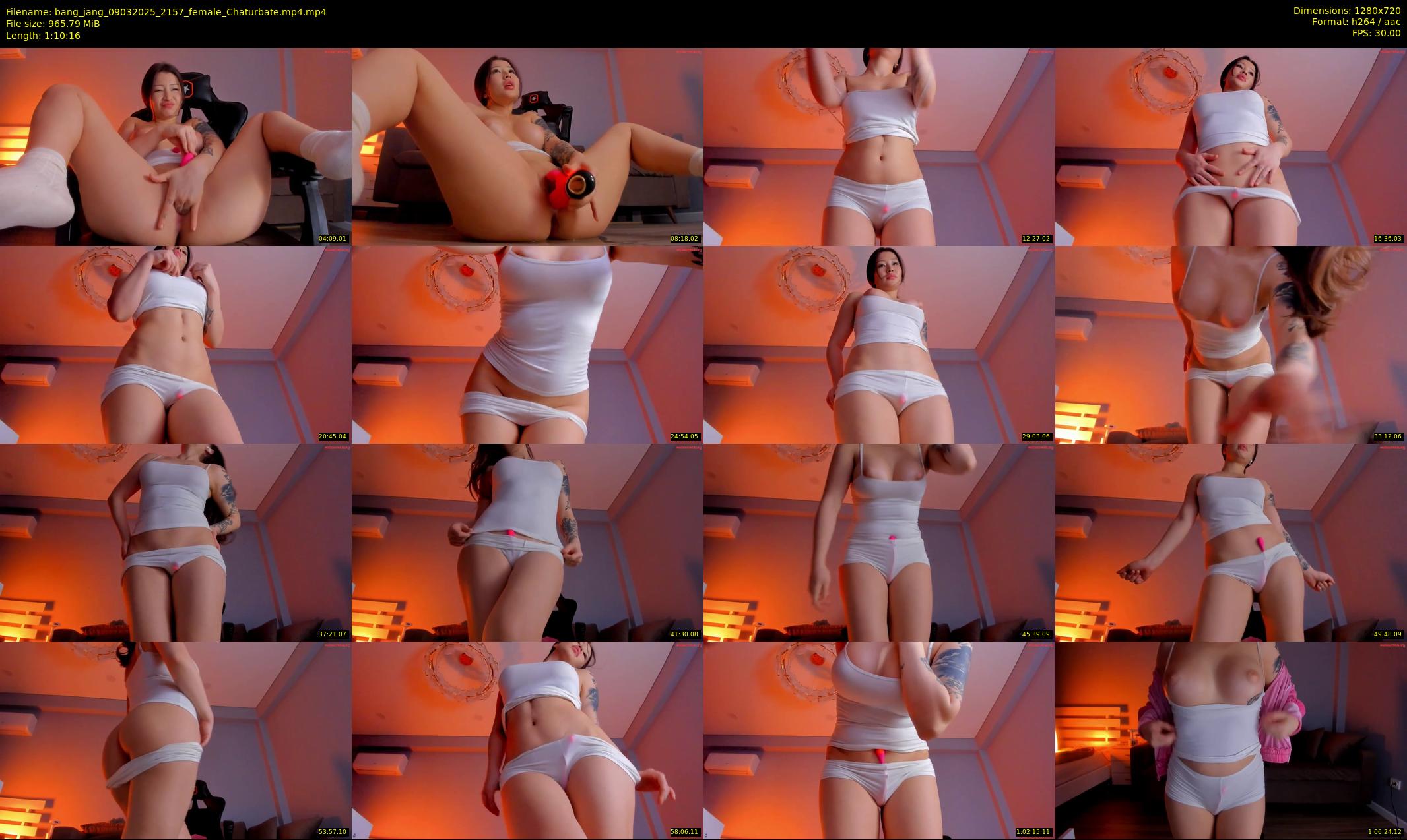 bang_jang — 71 minute Chaturbate female cam show recording, 720p, Mar 9, 2025