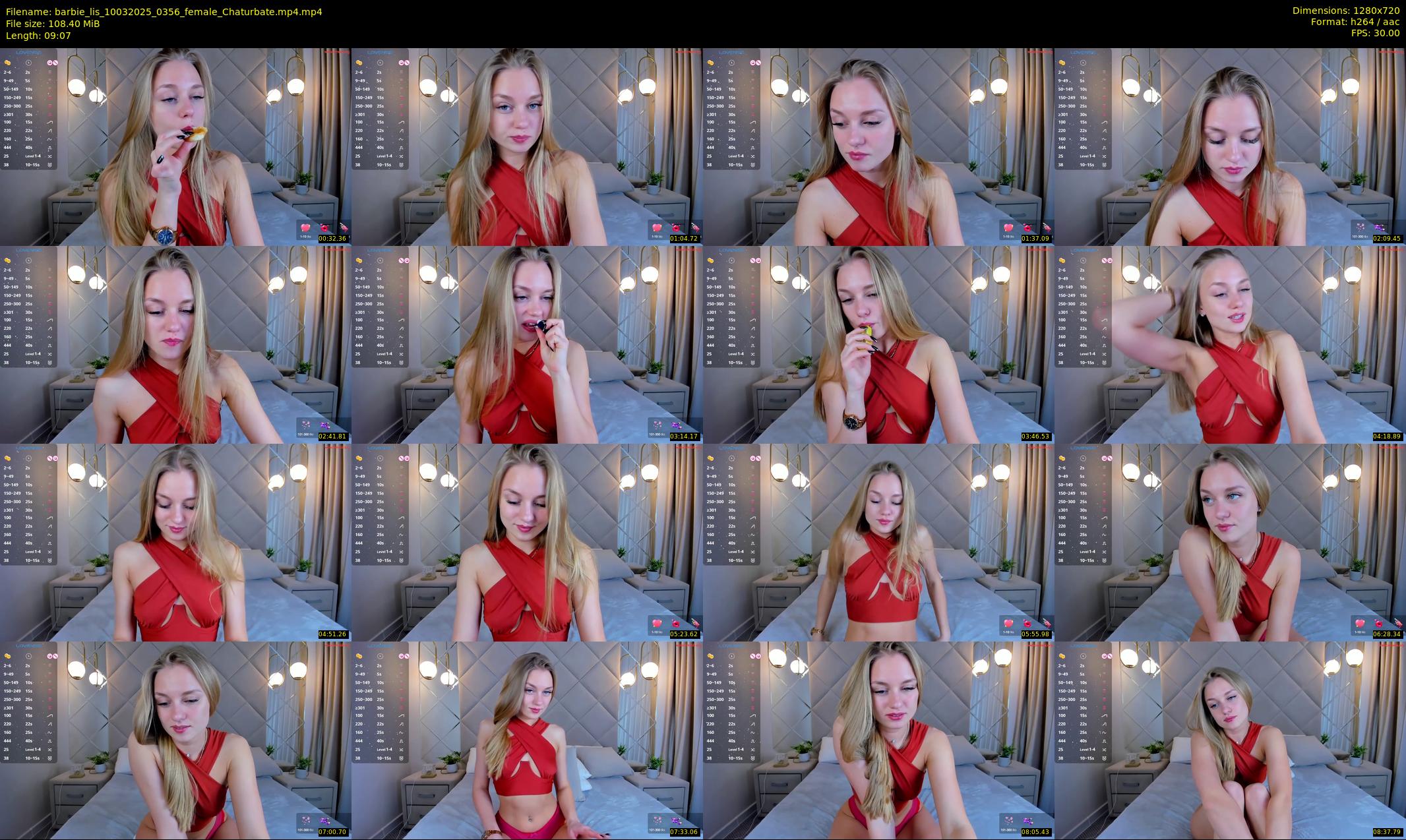 barbie_lis — 10 minute Chaturbate female cam show recording, 720p, Mar 10, 2025