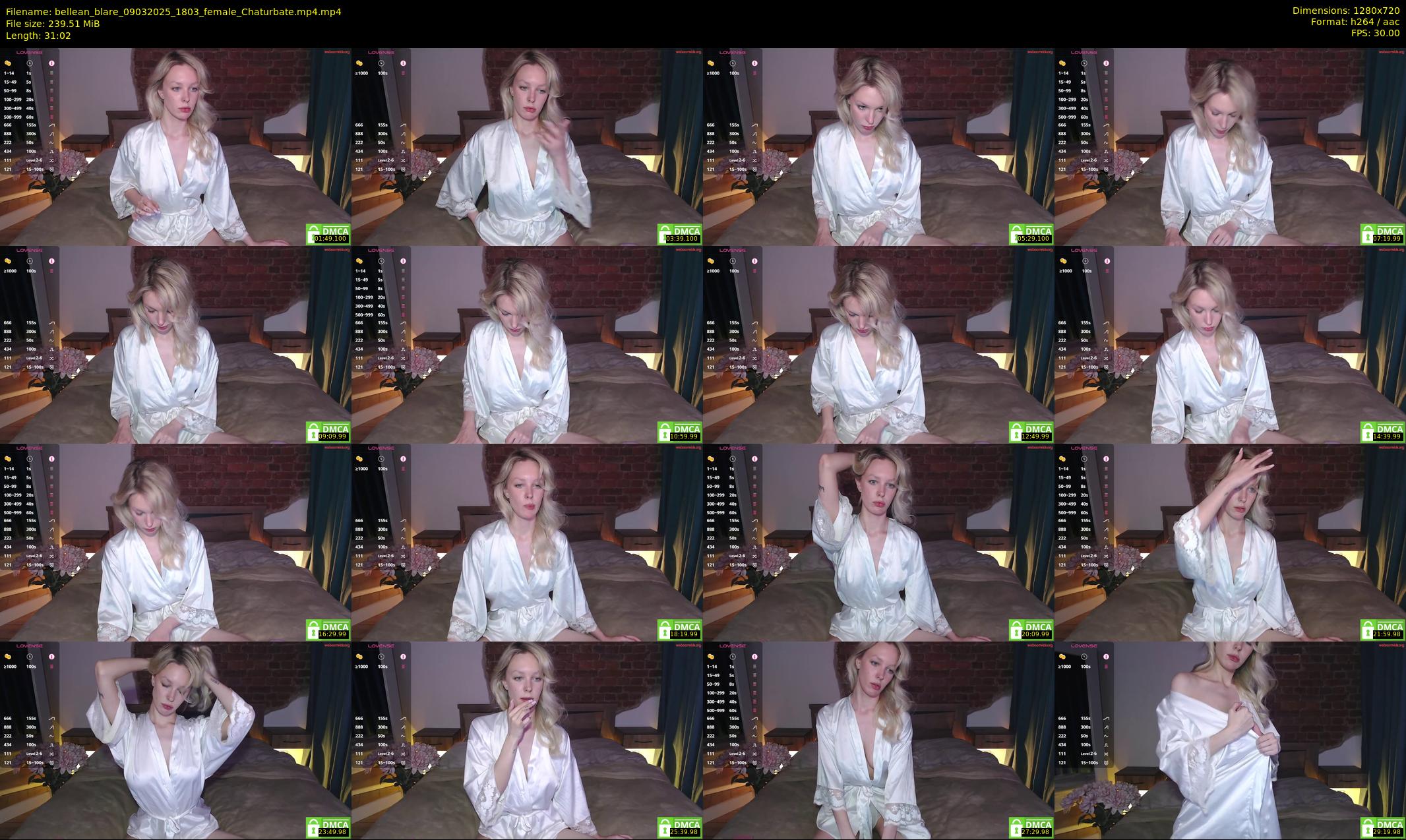 bellean_blare — 32 minute Chaturbate female cam show recording, 720p, Mar 9, 2025