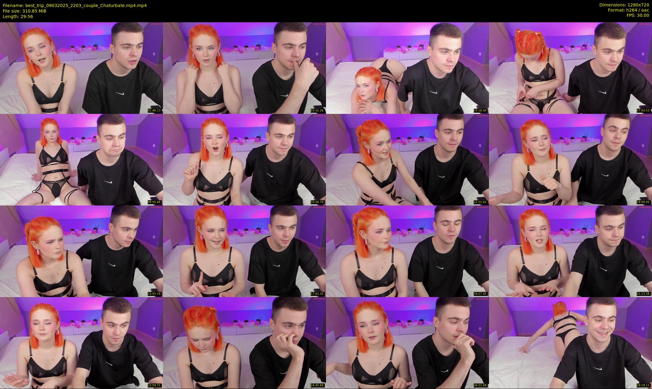 best_trip — 30 minute Chaturbate couple cam show recording, 720p, Mar 9, 2025
