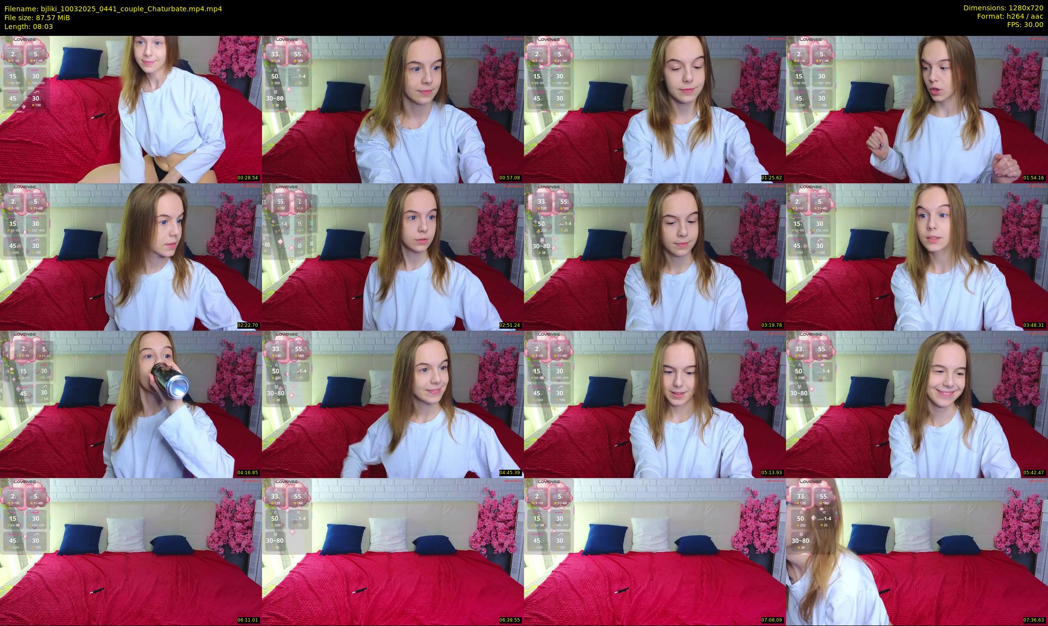 bjliki — 9 minute Chaturbate couple cam show recording, 720p, Mar 10, 2025
