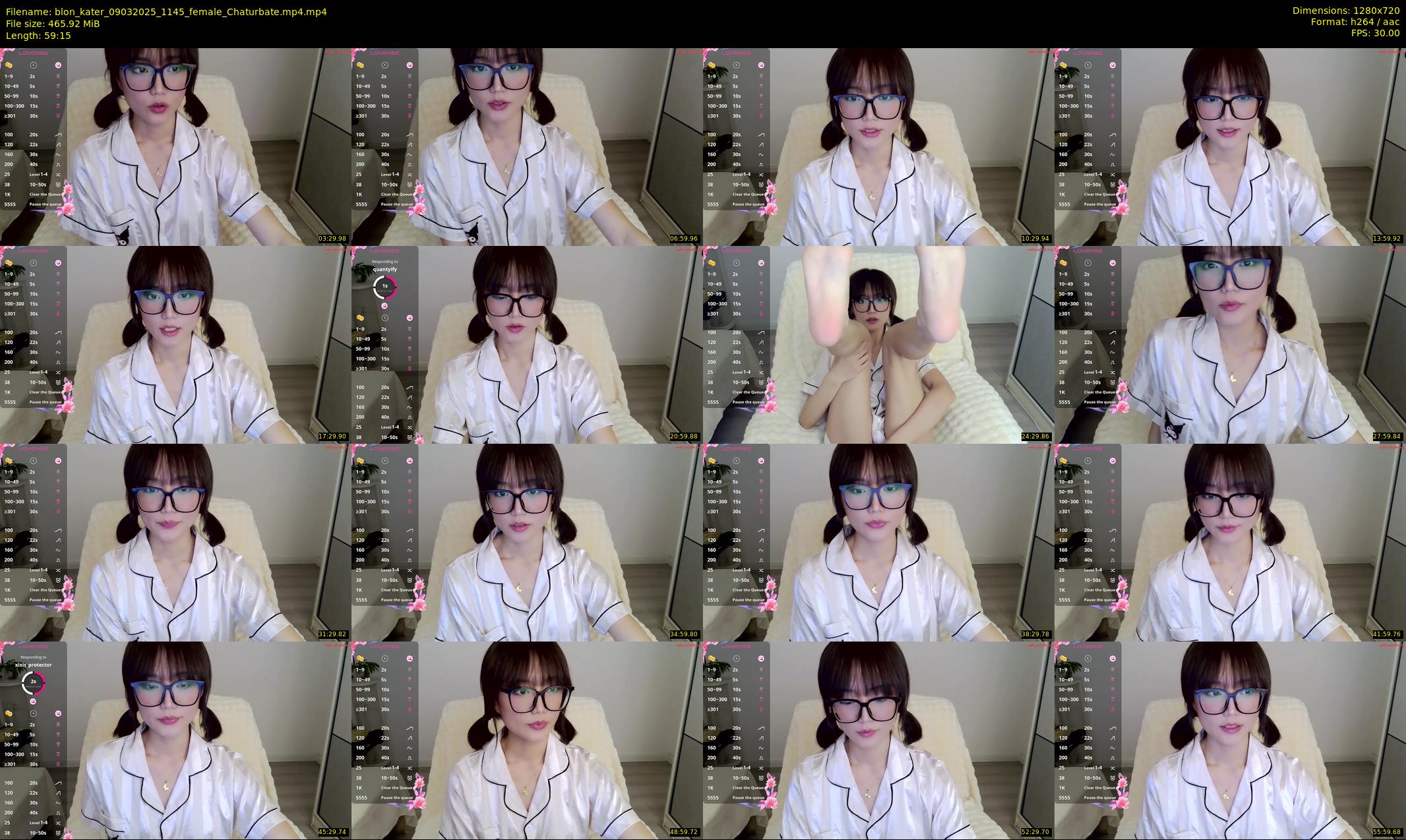 blon_kater — 60 minute Chaturbate female cam show recording, 720p, Mar 9, 2025