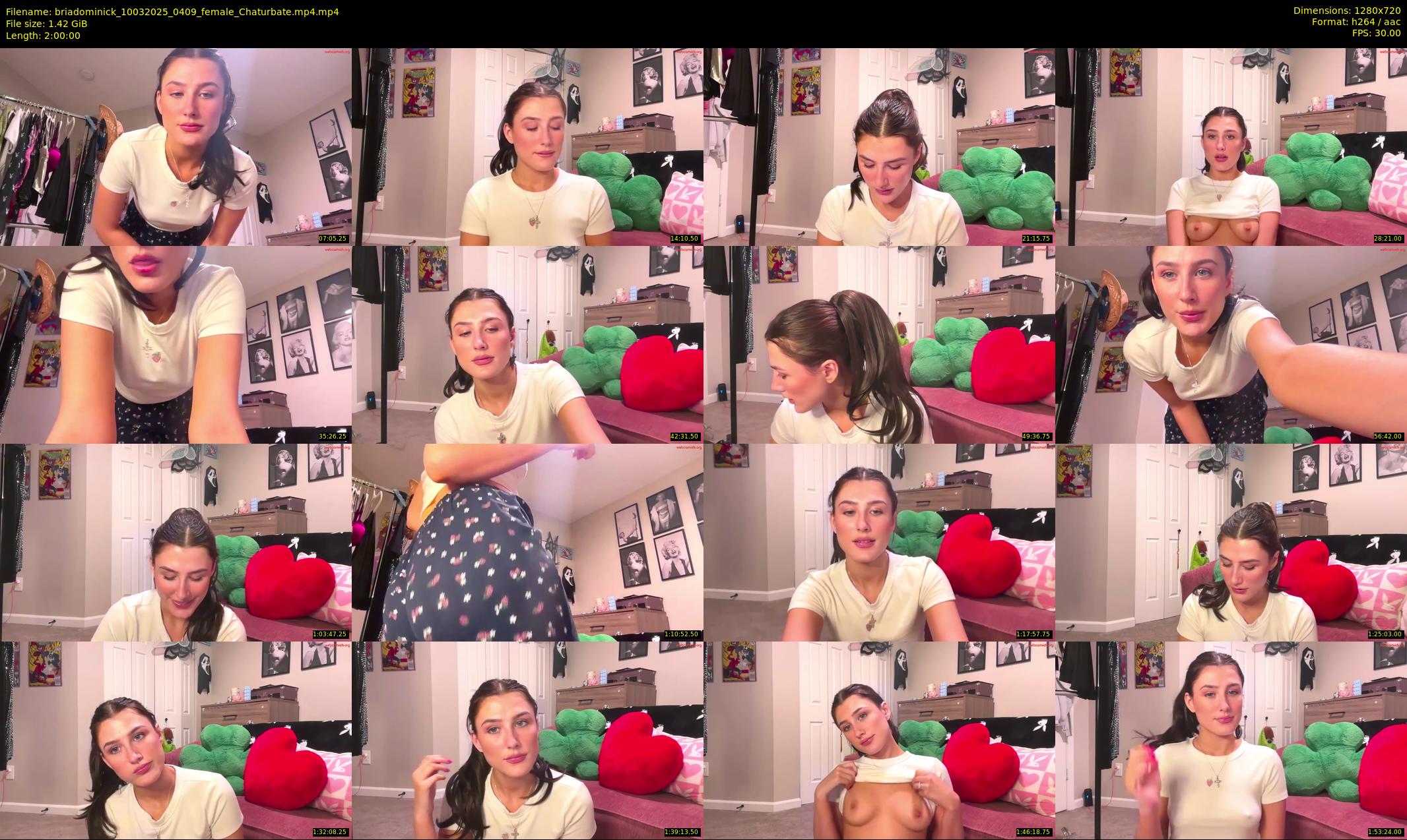 briadominick — 120 minute Chaturbate couple cam show recording, 720p, Mar 10, 2025