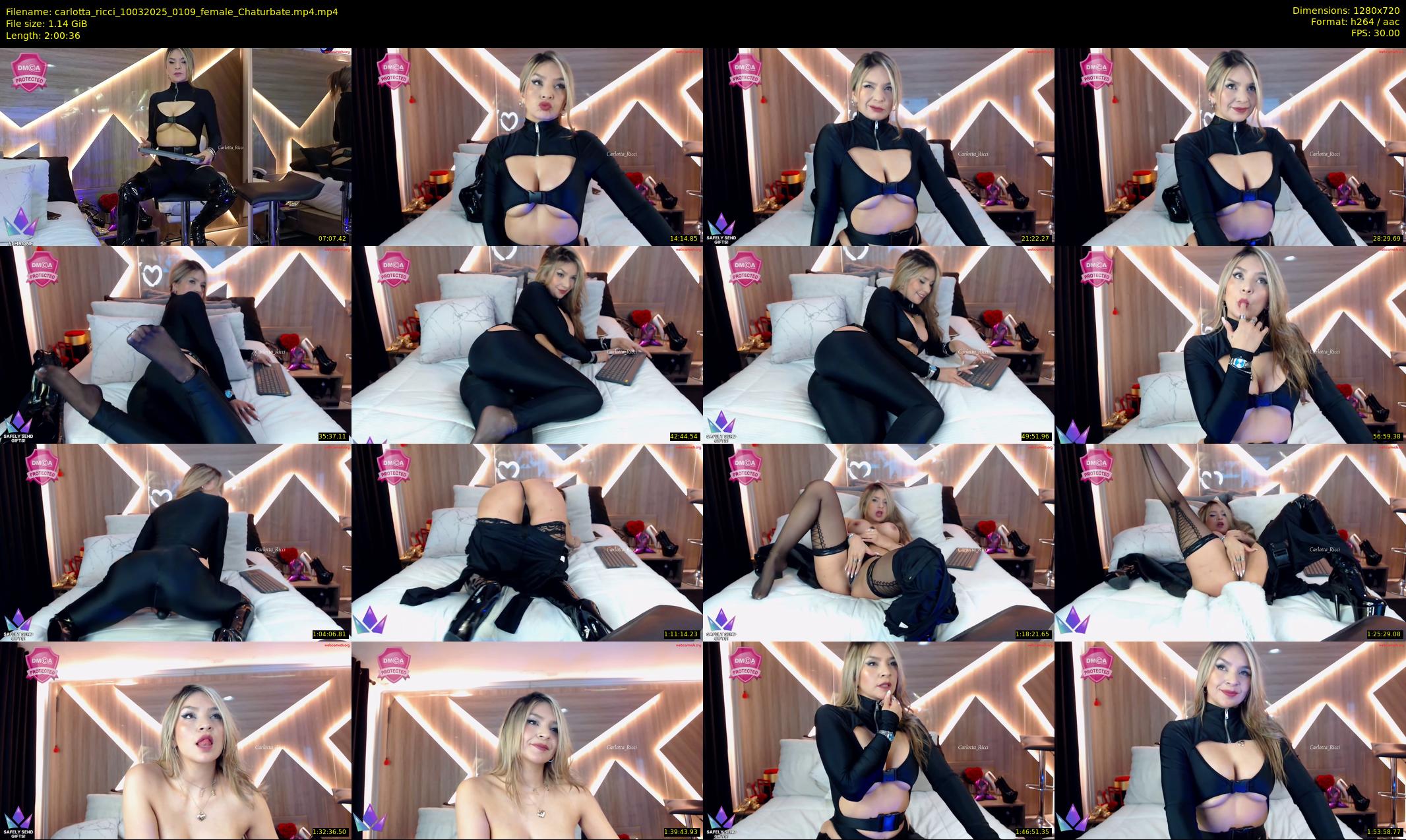 carlotta_ricci — 121 minute Chaturbate female cam show recording, 720p, Mar 10, 2025