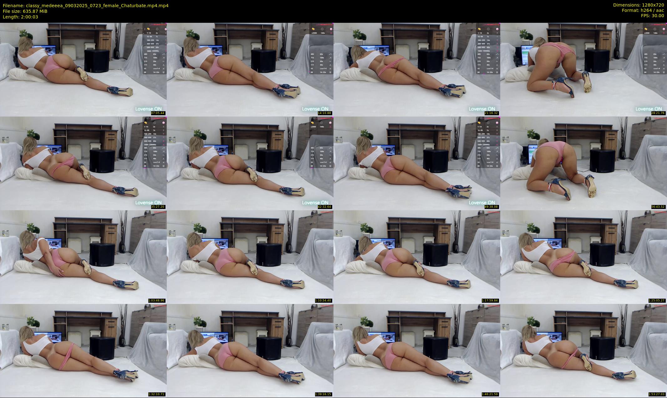 classy_medeeea — 121 minute Chaturbate female cam show recording, 720p, Mar 9, 2025