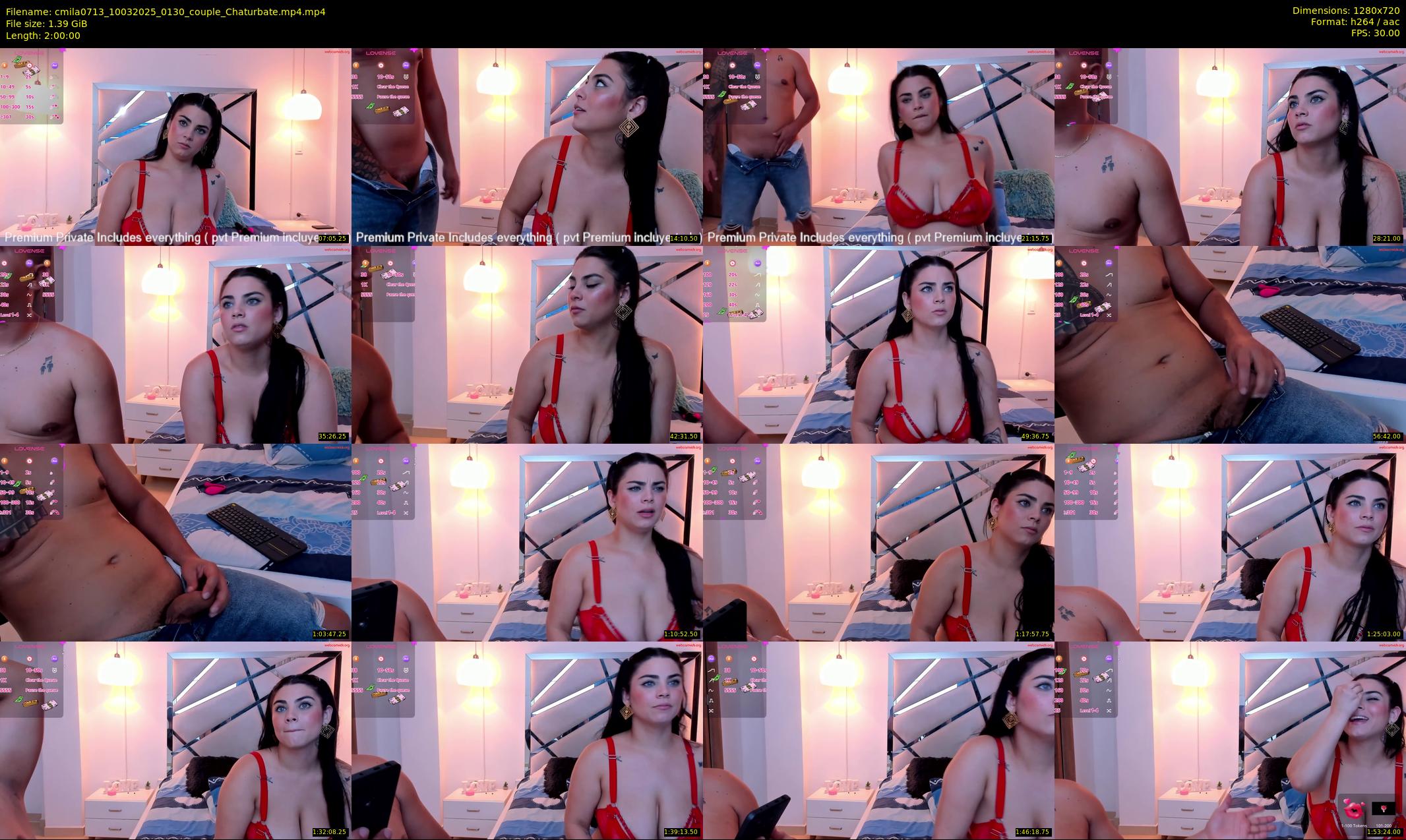 cmila0713 — 120 minute Chaturbate couple cam show recording, 720p, Mar 10, 2025