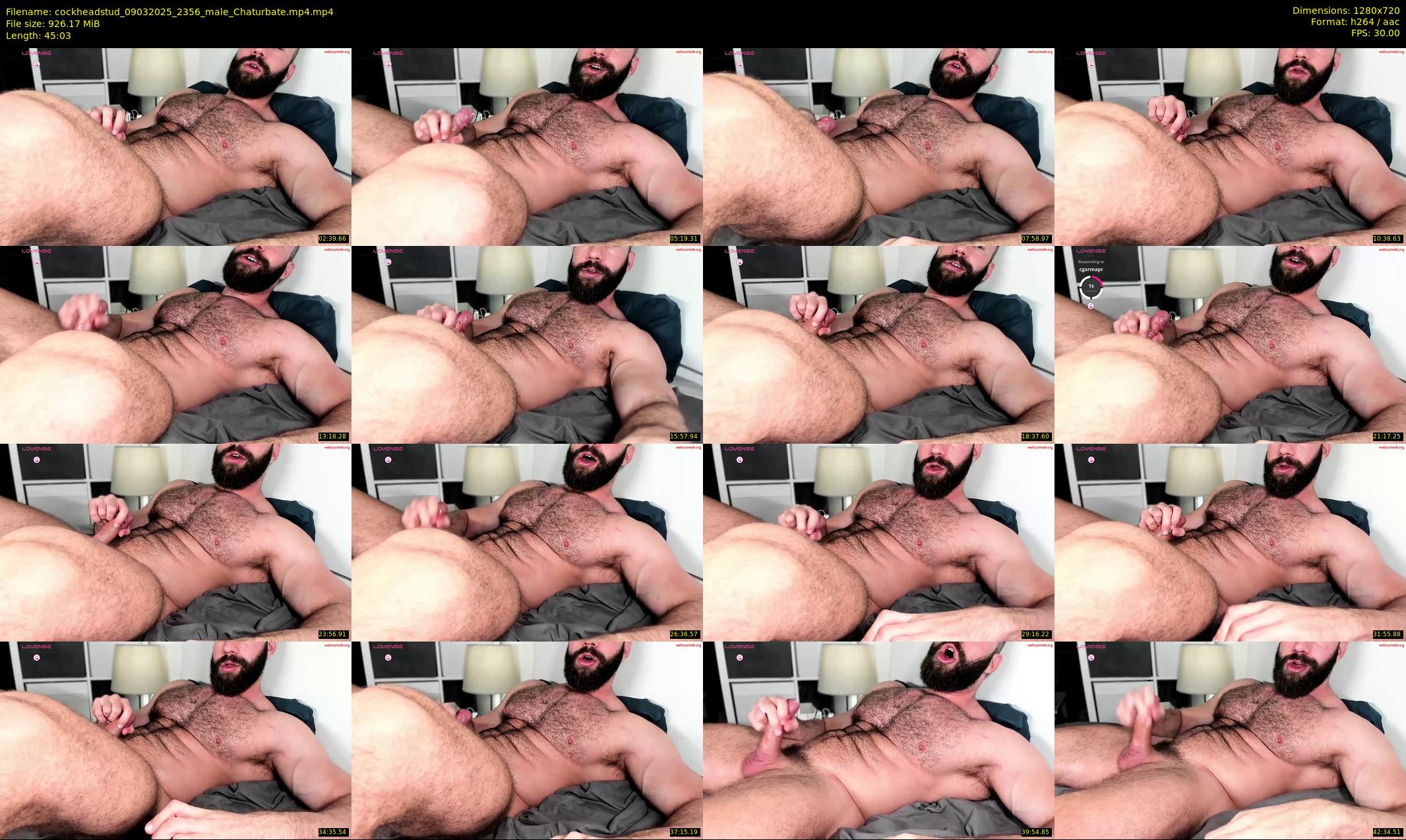 cockheadstud — 46 minute Chaturbate male cam show recording, 720p, Mar 9, 2025