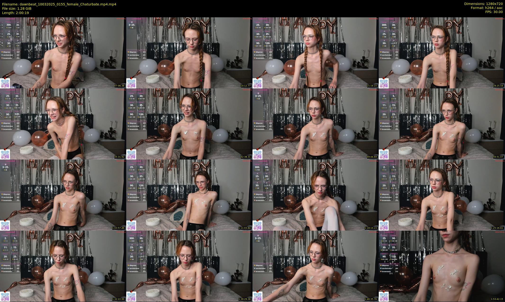 dawnbeat — 121 minute Chaturbate female cam show recording, 720p, Mar 10, 2025