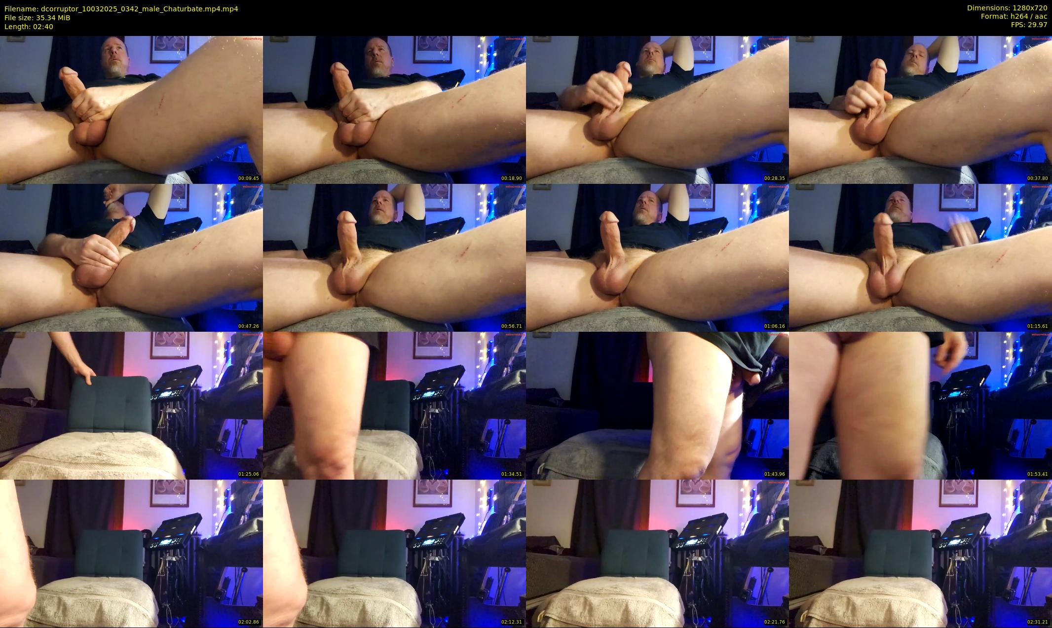 dcorruptor — 3 minute Chaturbate male cam show recording, 720p, Mar 10, 2025