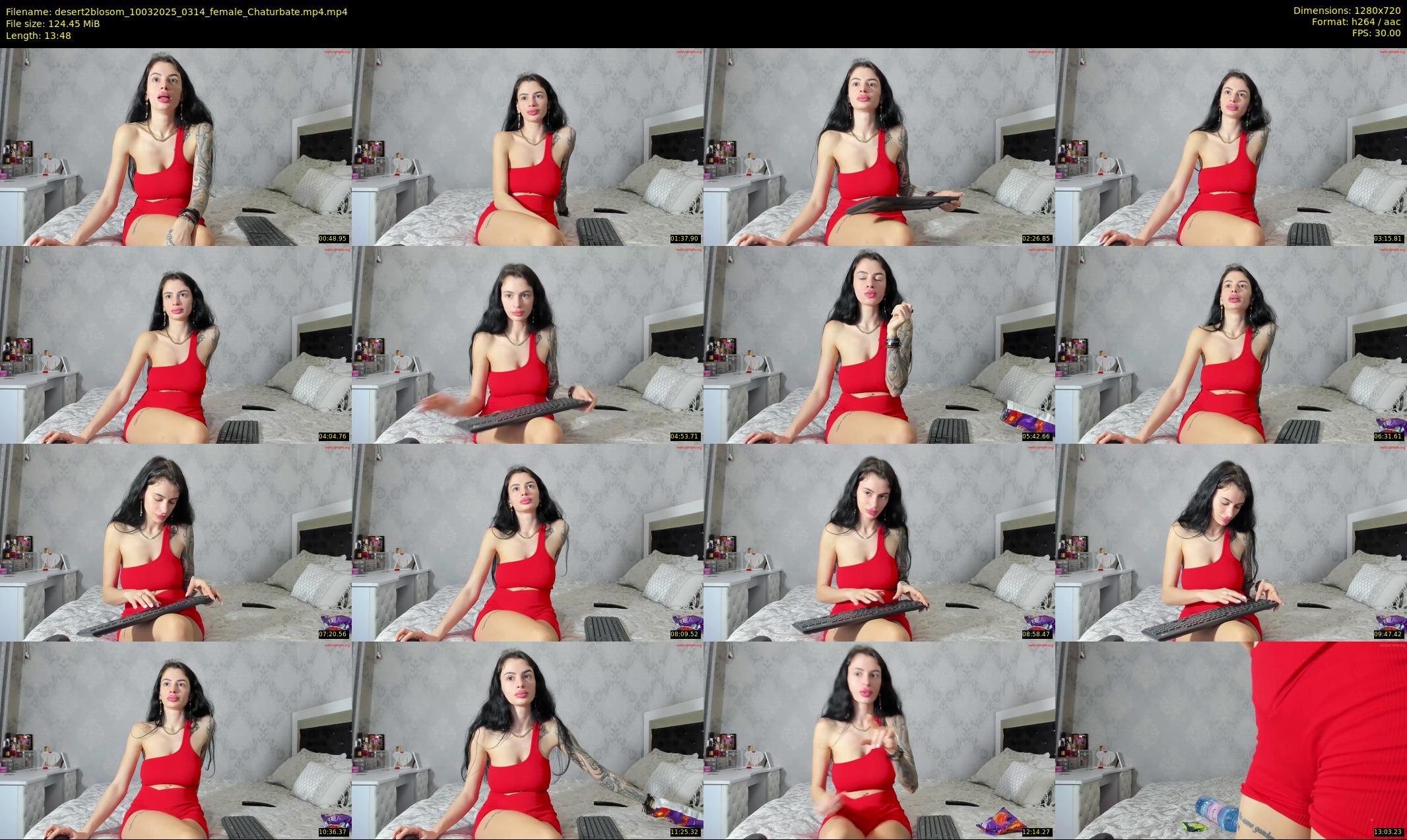 desert2blosom — 14 minute Chaturbate female cam show recording, 720p, Mar 10, 2025