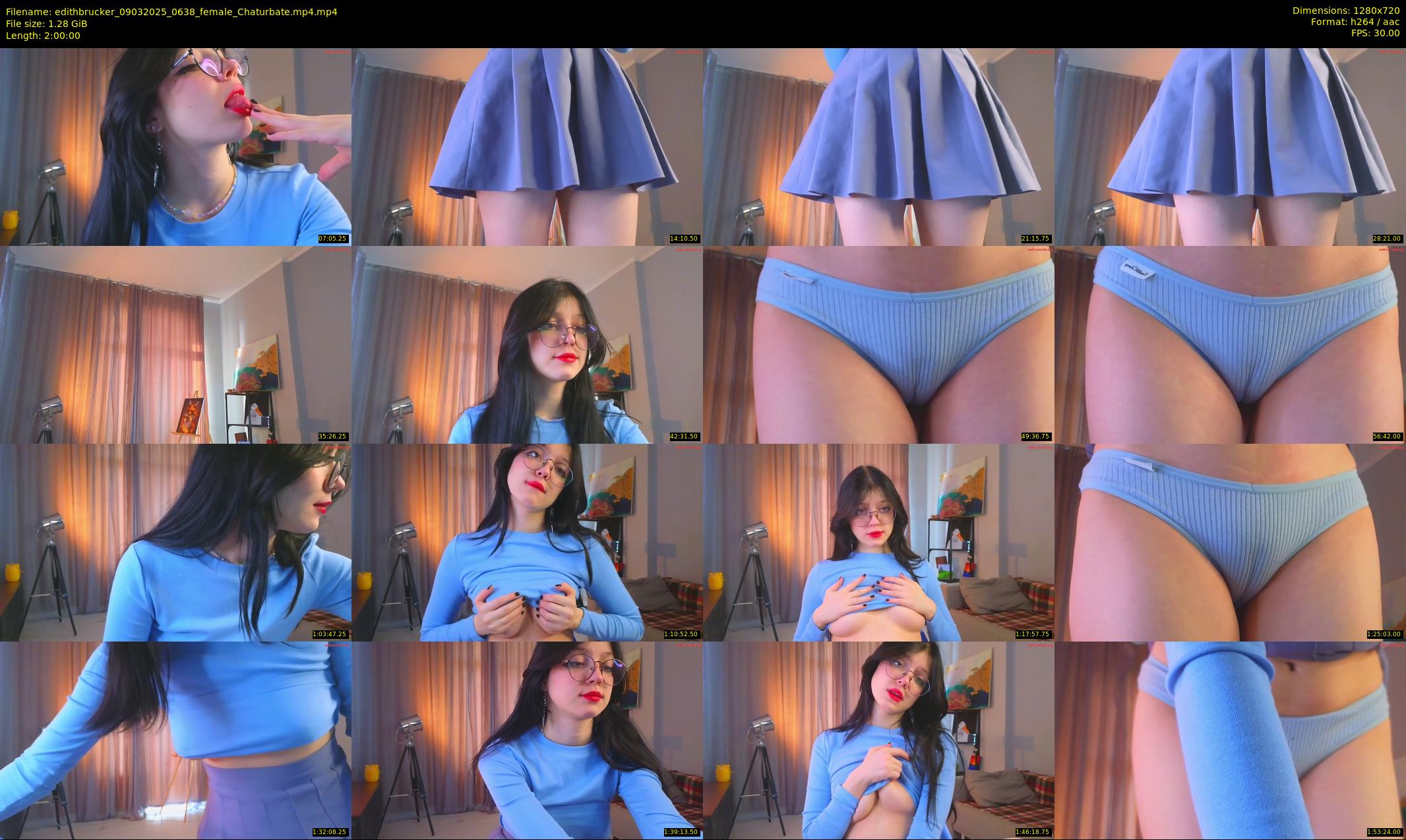 edithbrucker — 120 minute Chaturbate female cam show recording, 720p, Mar 9, 2025