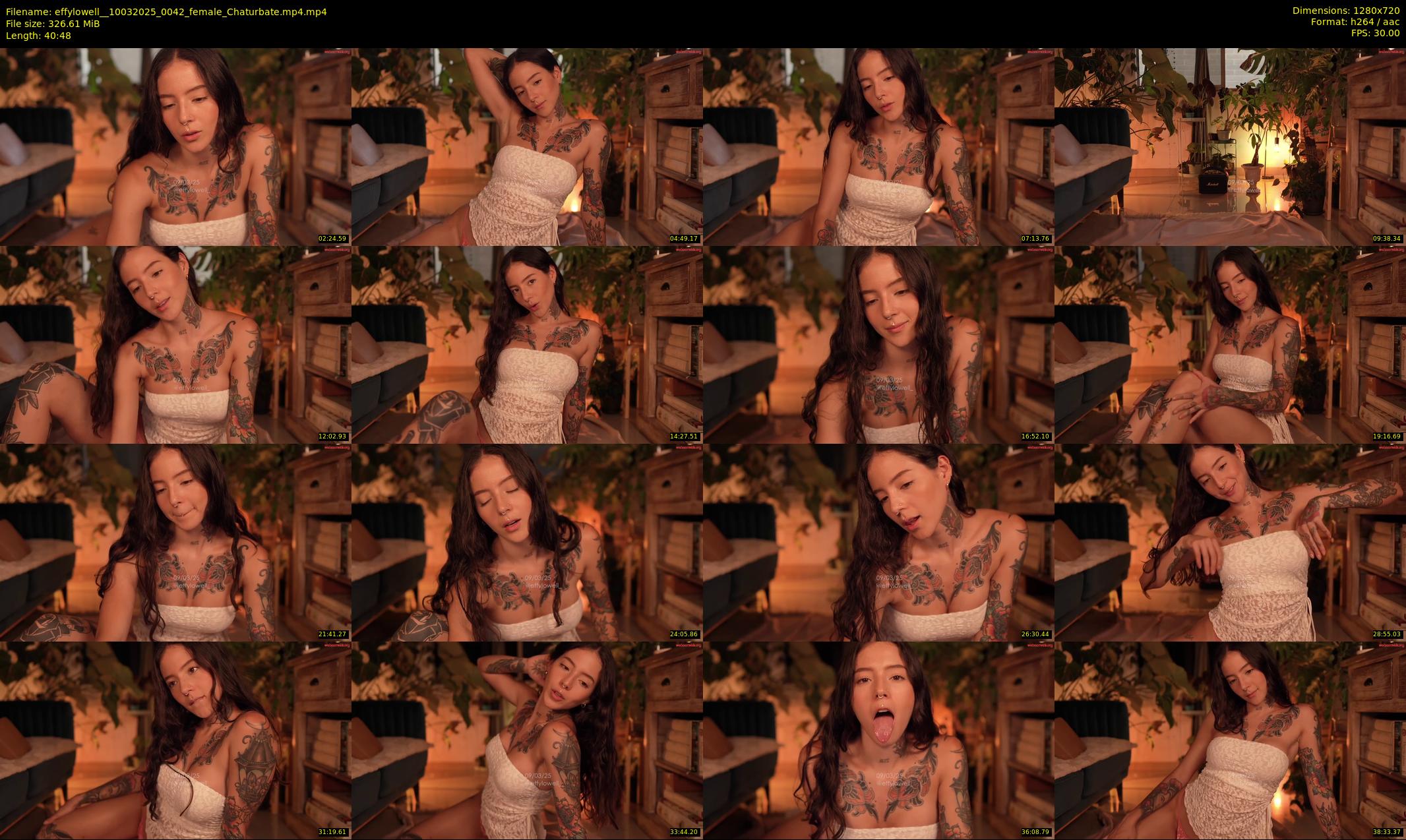effylowell_ — 41 minute Chaturbate female cam show recording, 720p, Mar 10, 2025