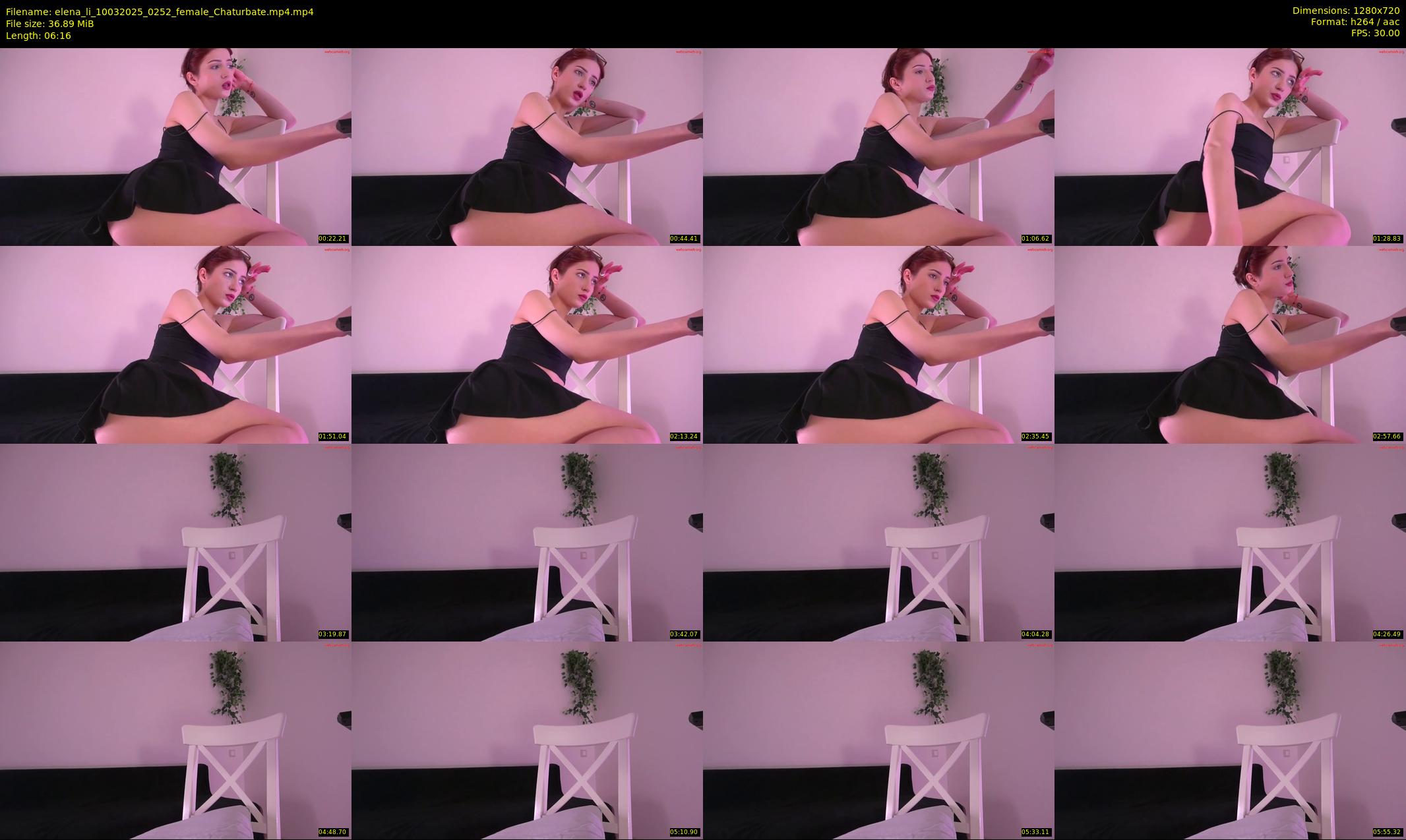 elena_li — 7 minute Chaturbate female cam show recording, 720p, Mar 10, 2025
