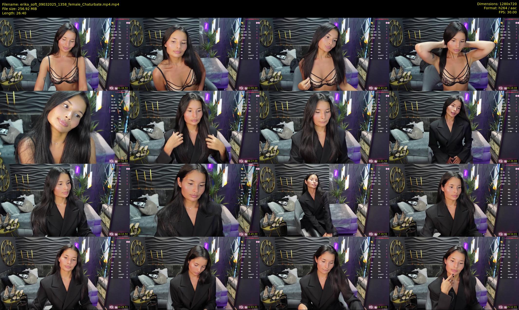 erika_soft — 27 minute Chaturbate female cam show recording, 720p, Mar 9, 2025