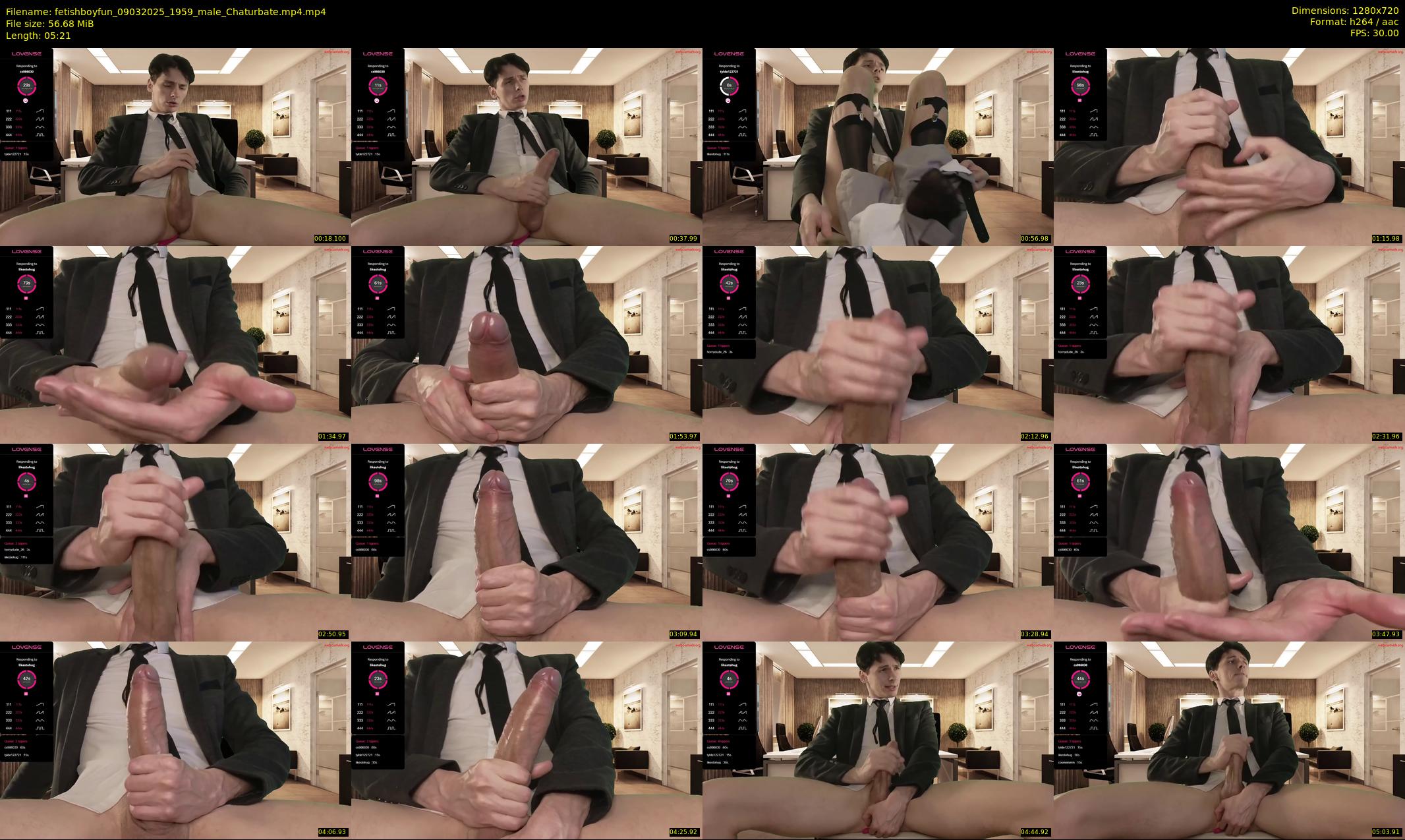 fetishboyfun — 6 minute Chaturbate male cam show recording, 720p, Mar 9, 2025