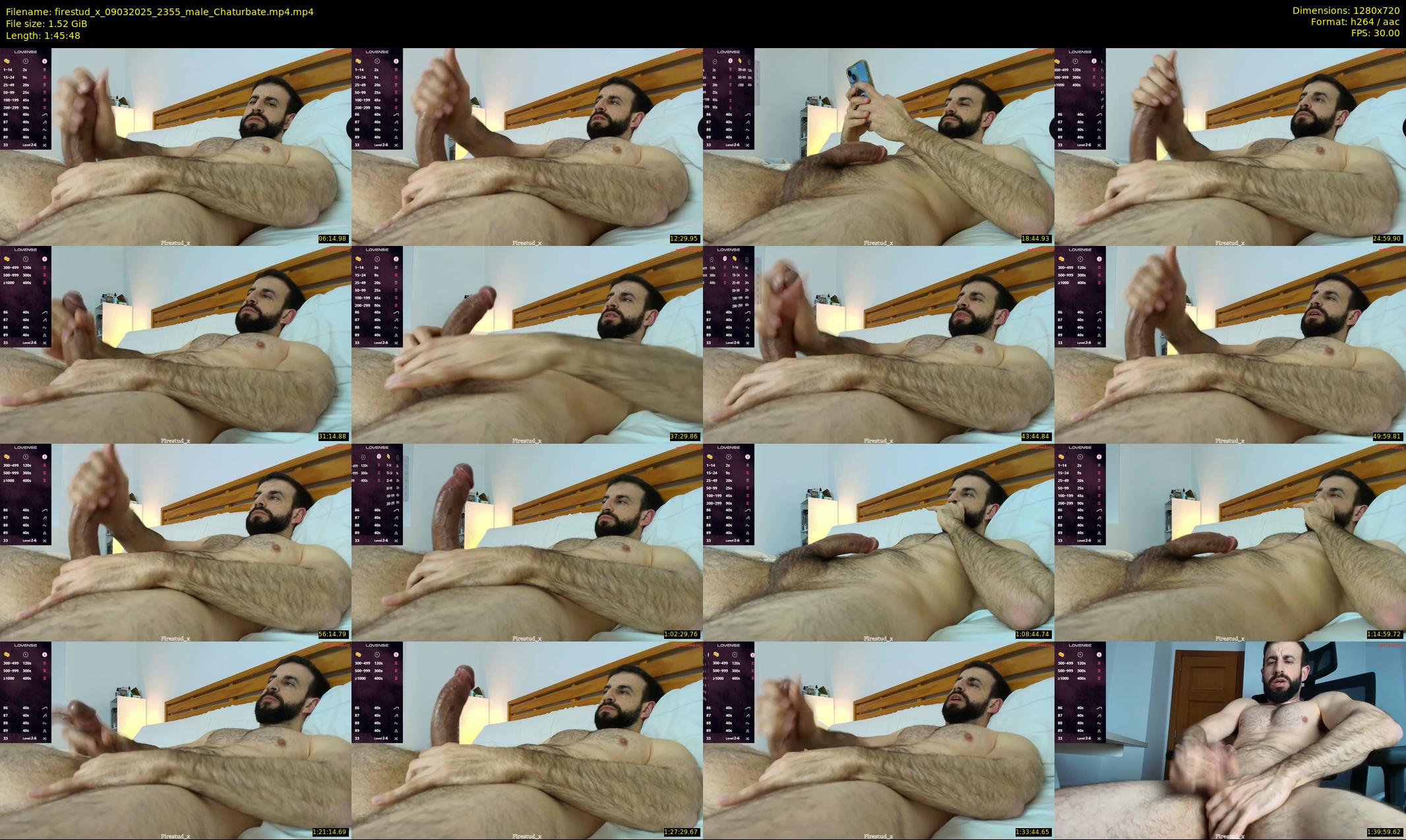 firestud_x — 106 minute Chaturbate male cam show recording, 720p, Mar 9, 2025