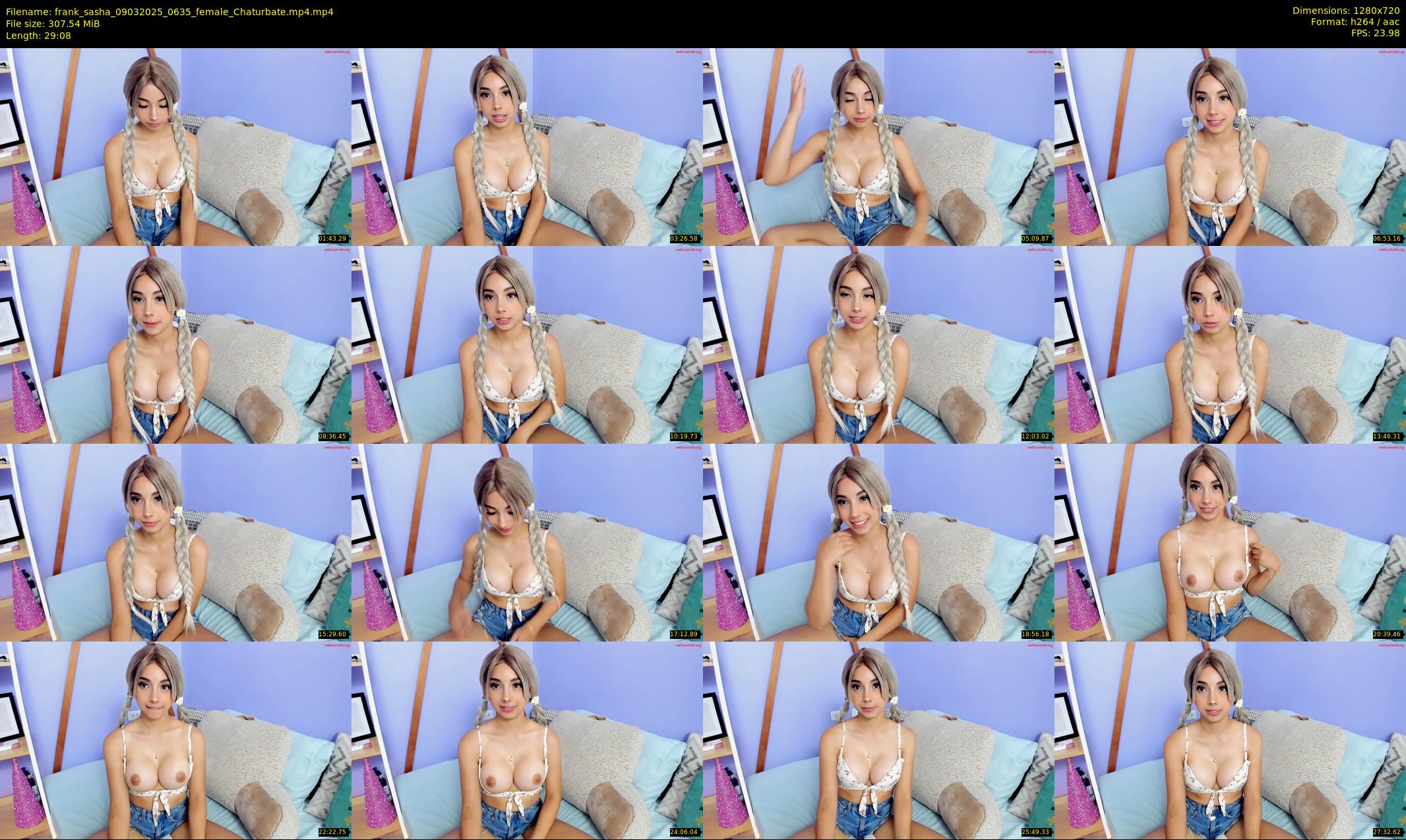 frank_sasha — 30 minute Chaturbate couple cam show recording, 720p, Mar 9, 2025