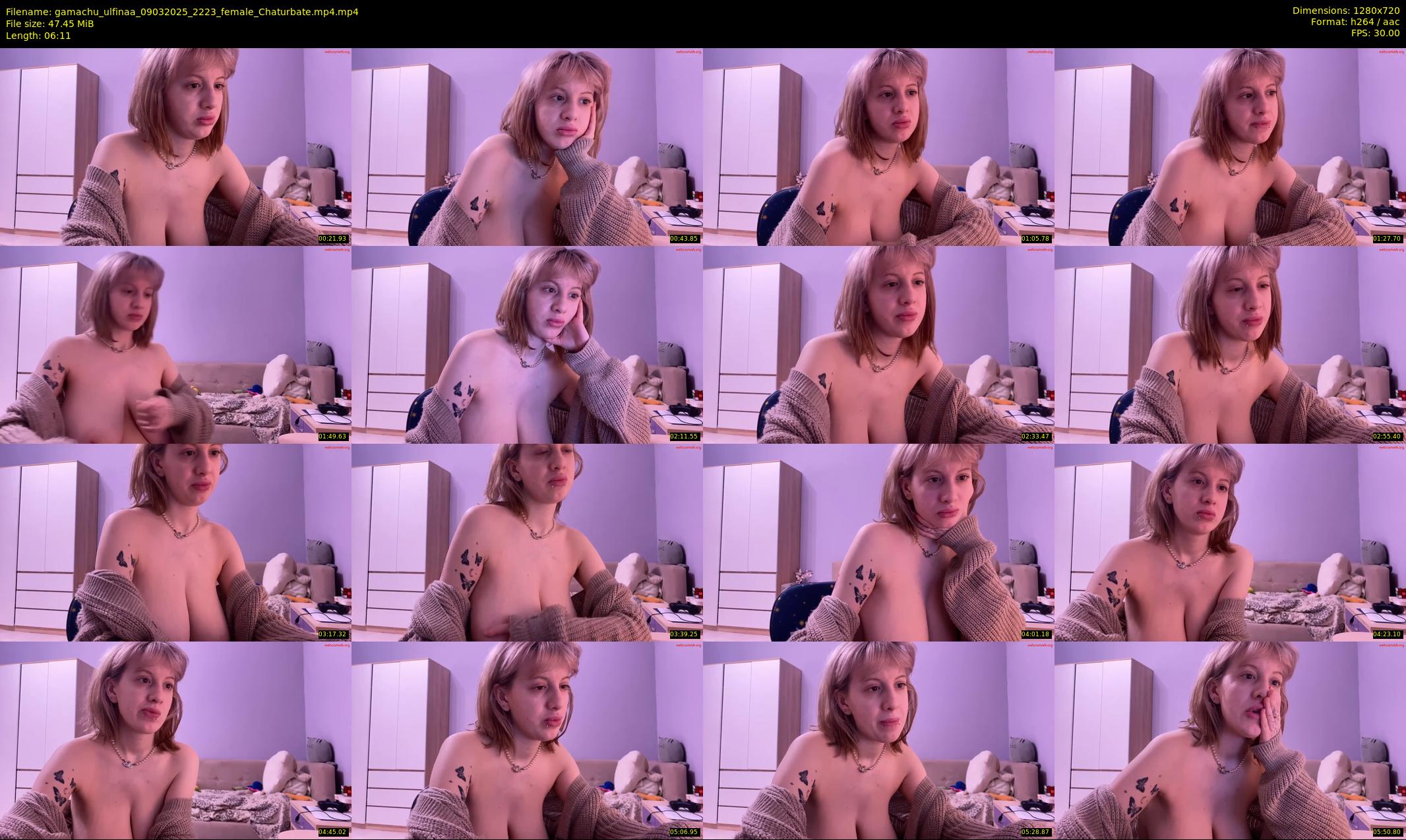 gamachu_ulfinaa — 7 minute Chaturbate female cam show recording, 720p, Mar 9, 2025